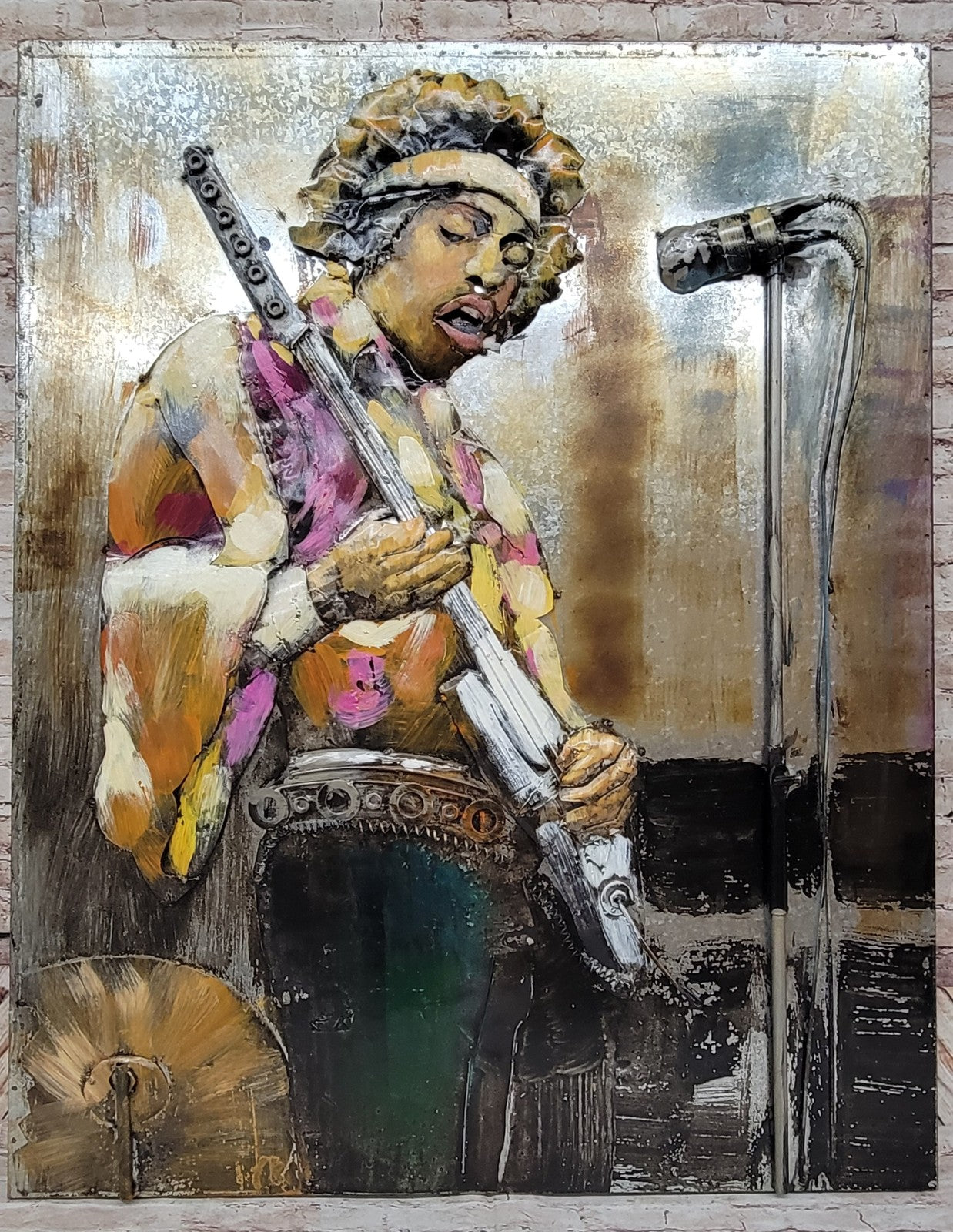 Museum quality original Artwork of Jimi Hendrix painting Collectible Fine Art