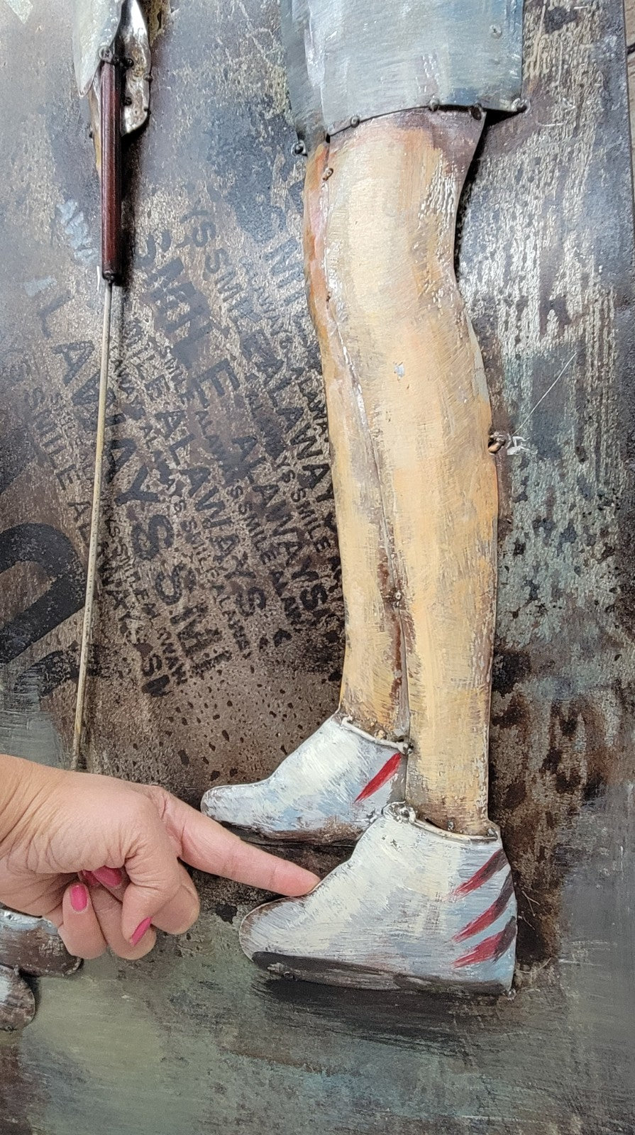 Hot Selling item modern European wall Painting art 3d Metal Designer Rustic Sale