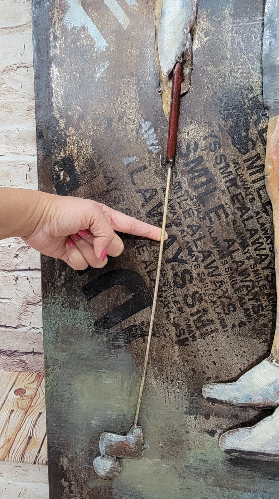 Hot Selling item modern European wall Painting art 3d Metal Designer Rustic Sale