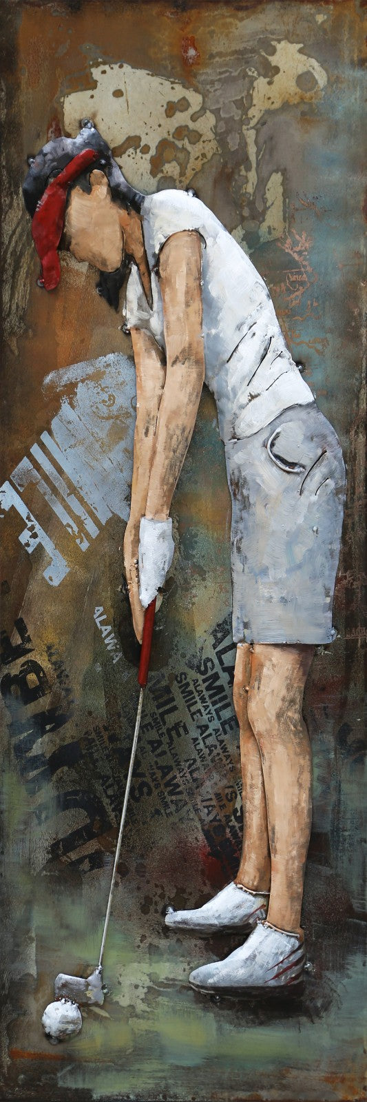 Hot Selling item modern European wall Painting art 3d Metal Designer Rustic Sale