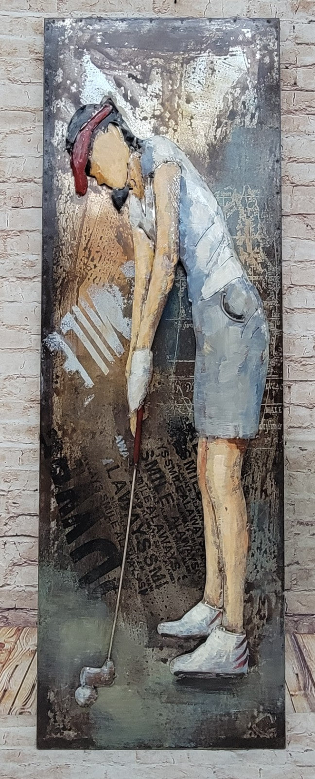 Hot Selling item modern European wall Painting art 3d Metal Designer Rustic Sale