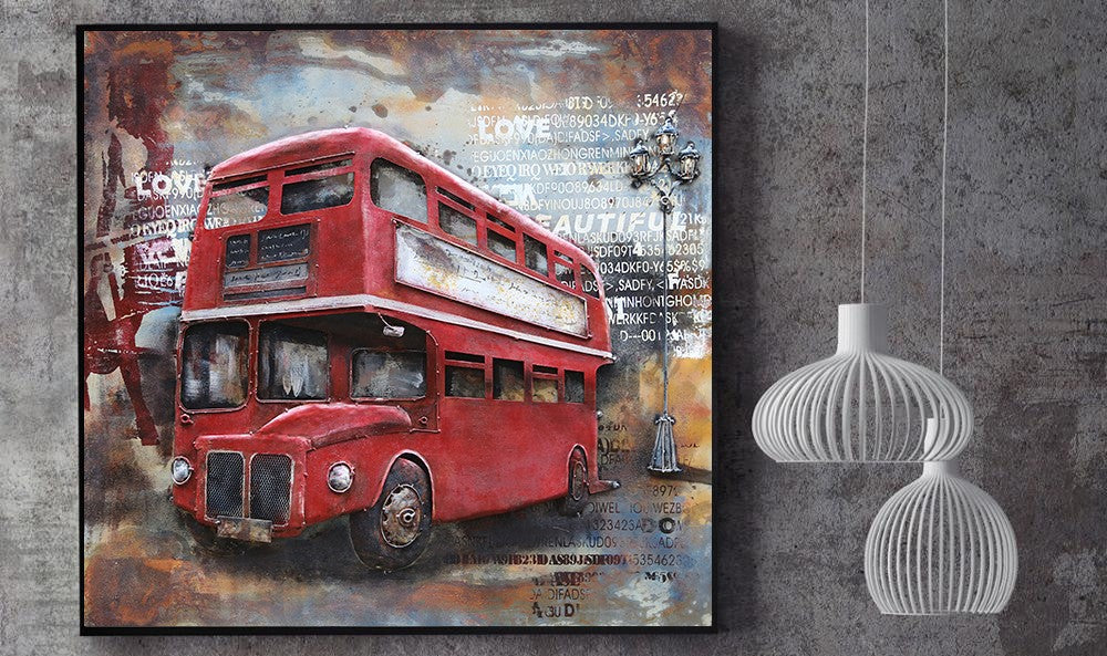 3D Paintings On Metal Canvas Multi Color Background Oil Paintings Abstract Modern