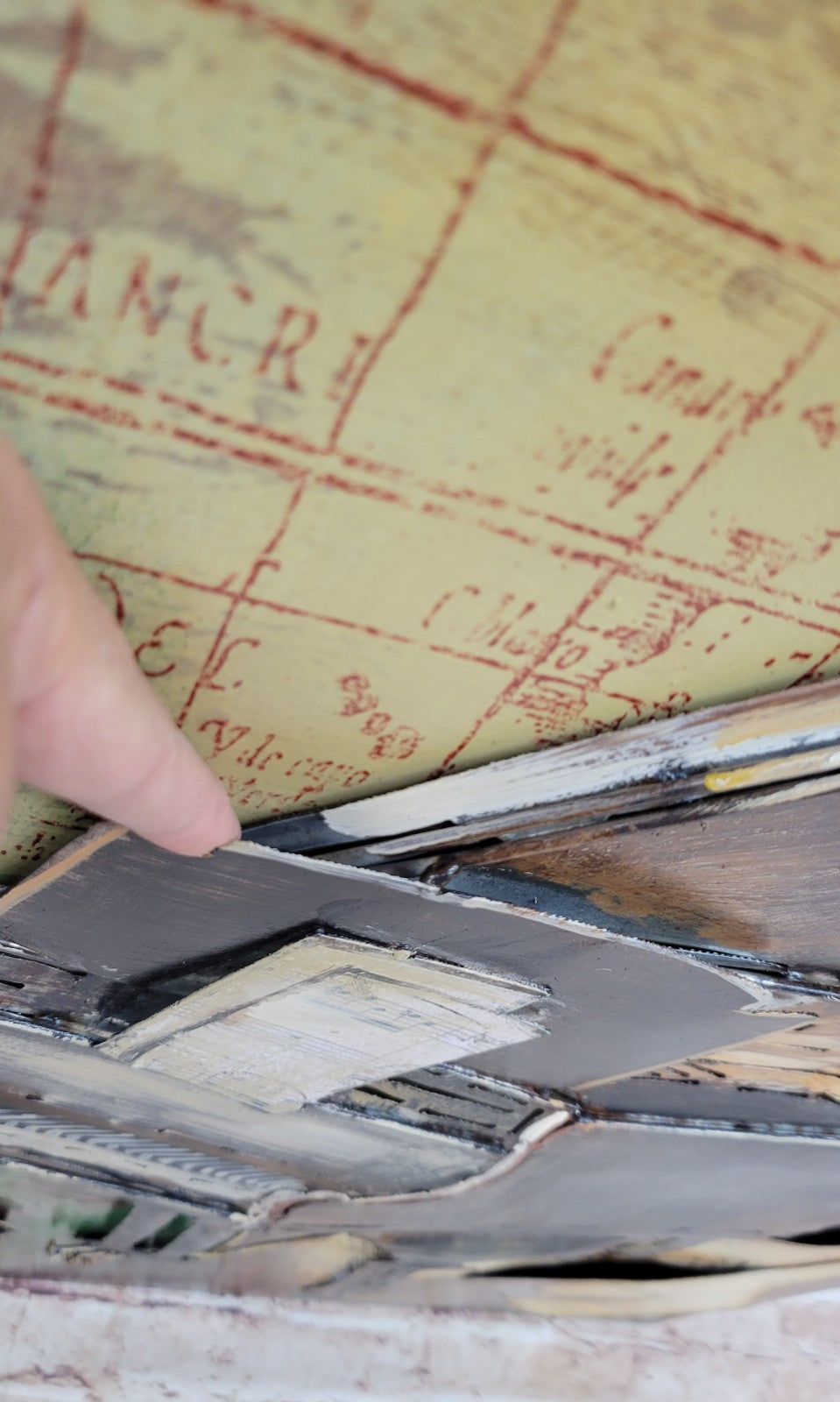 3D- Piano Oil Art Painting Piano Music Lover Perfect Gift Hand Made Artwork