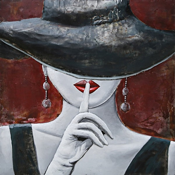 3D Oil Paintings in Figures Beautiful Girl Hand-painted Home Wall Art 4 Living Room