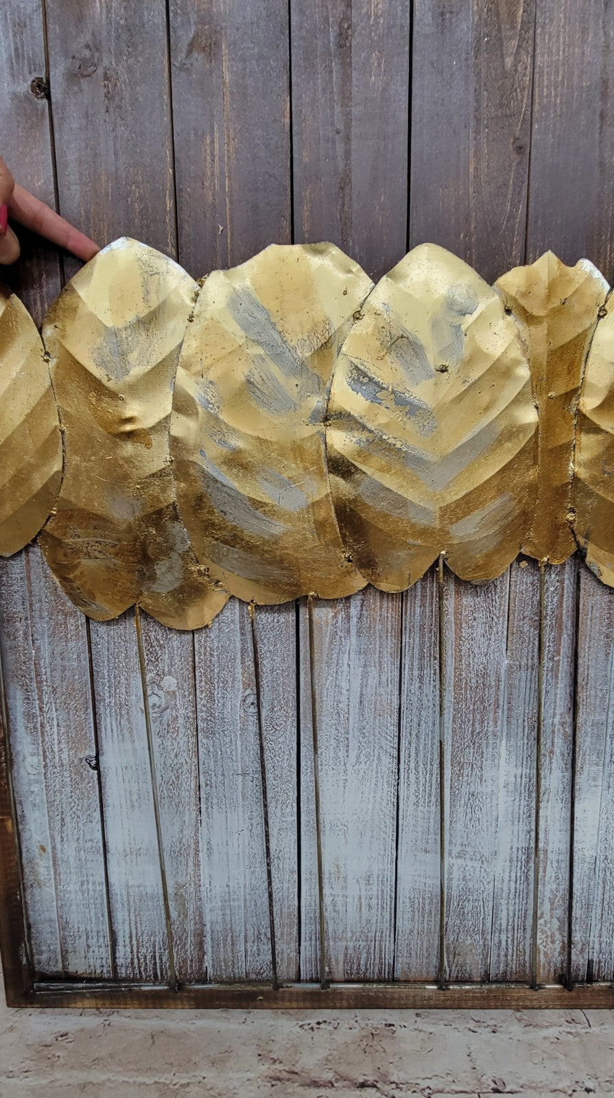 Canvas Wall Art - 3D Effect Gold Leaves Modern Abstract Home Decor Gift