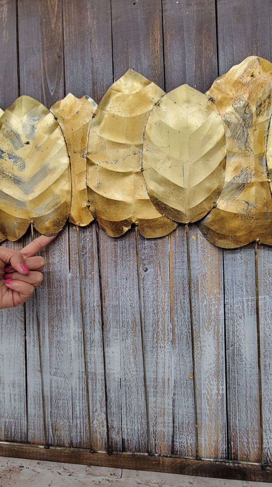 Canvas Wall Art - 3D Effect Gold Leaves Modern Abstract Home Decor Gift