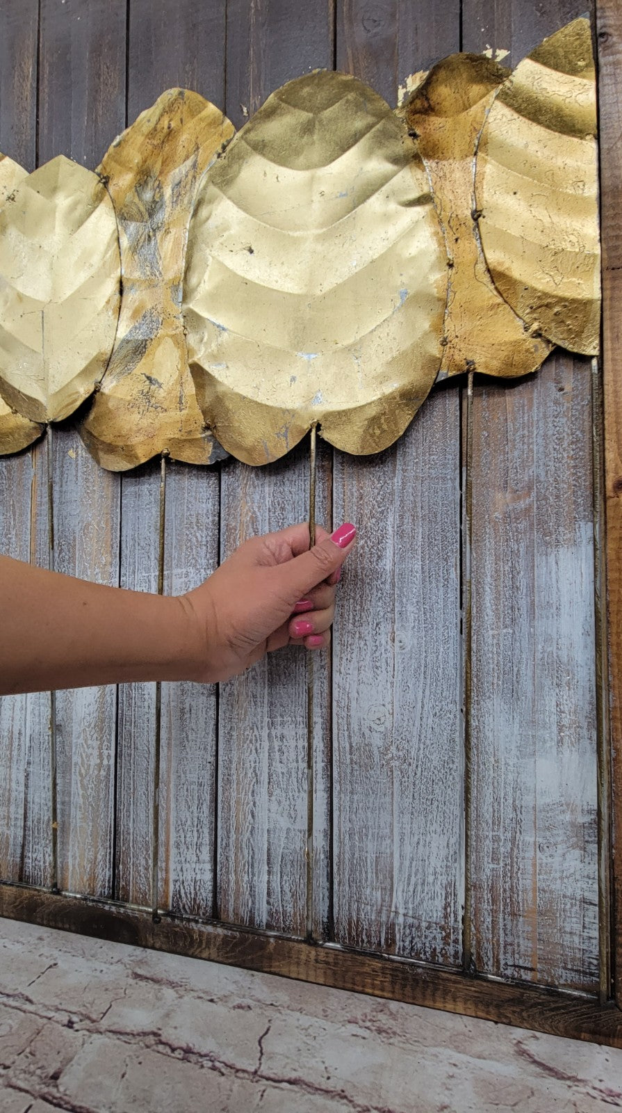 Canvas Wall Art - 3D Effect Gold Leaves Modern Abstract Home Decor Gift