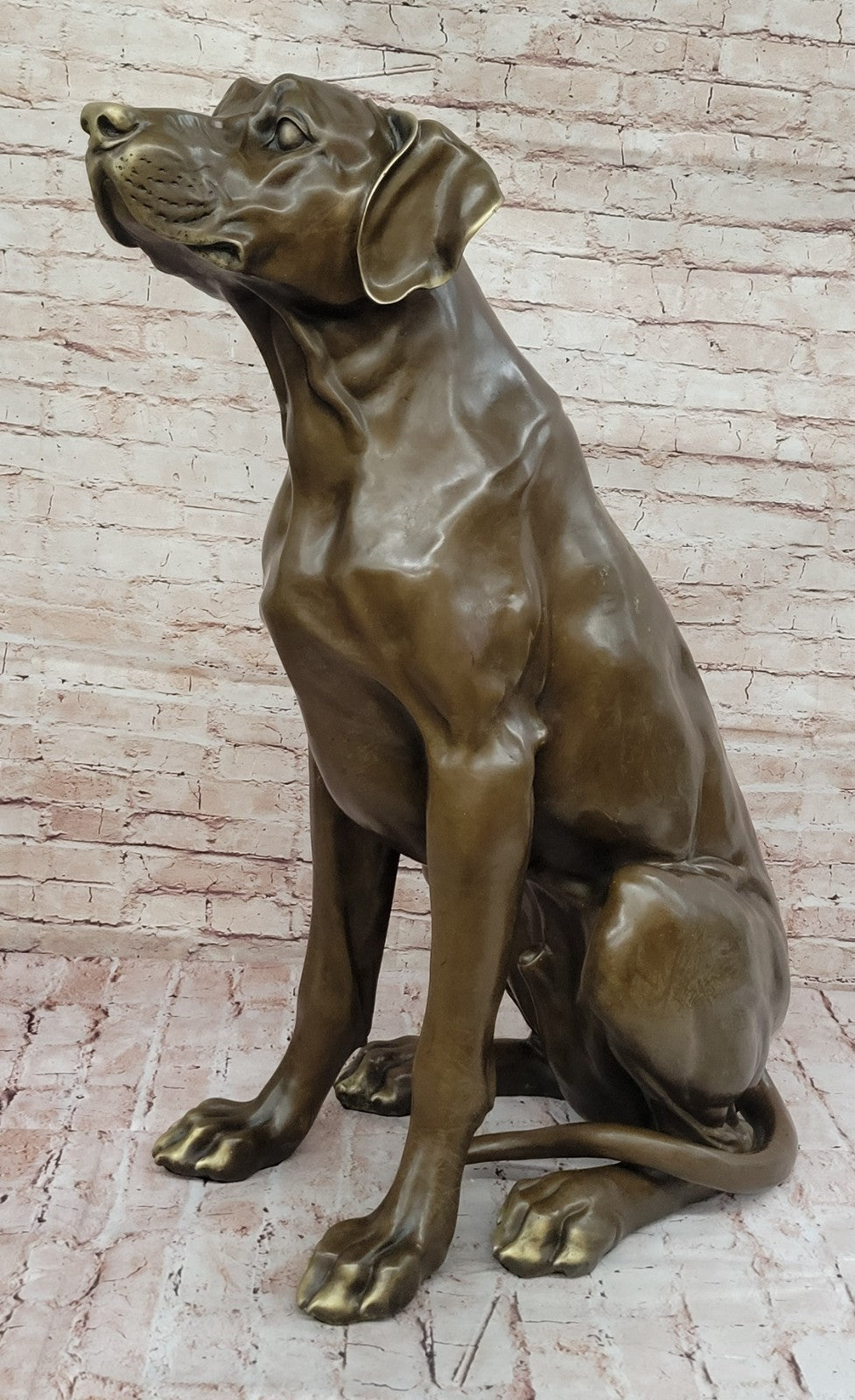 Bronze Sculptures Dog Hand cast solid bronze Bloodhound sculpture Dog Artwork