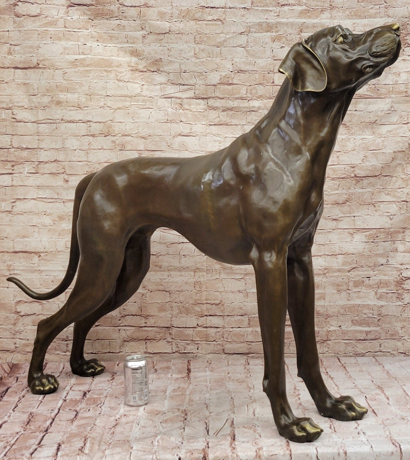 Bronze Labrador Dog With Great Patina- Collector Edition Hand Made by Milo