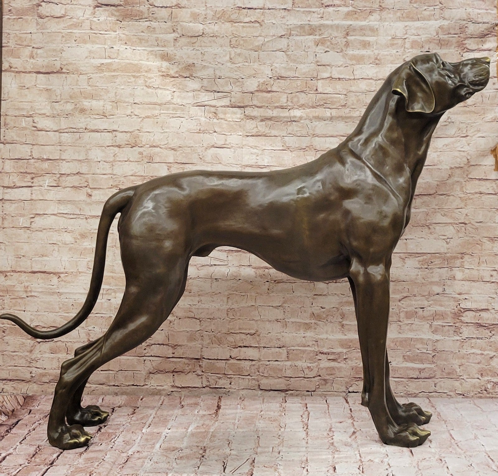 Bronze Labrador Dog With Great Patina- Collector Edition Hand Made by Milo