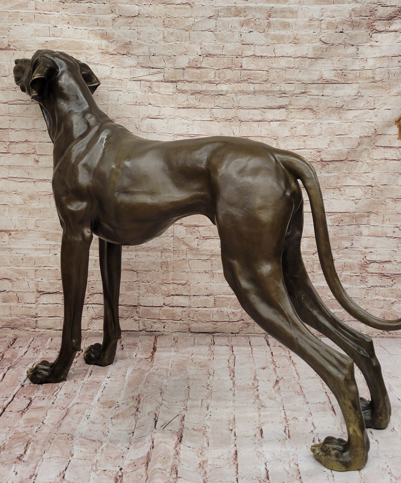 Bronze Labrador Dog With Great Patina- Collector Edition Hand Made by Milo