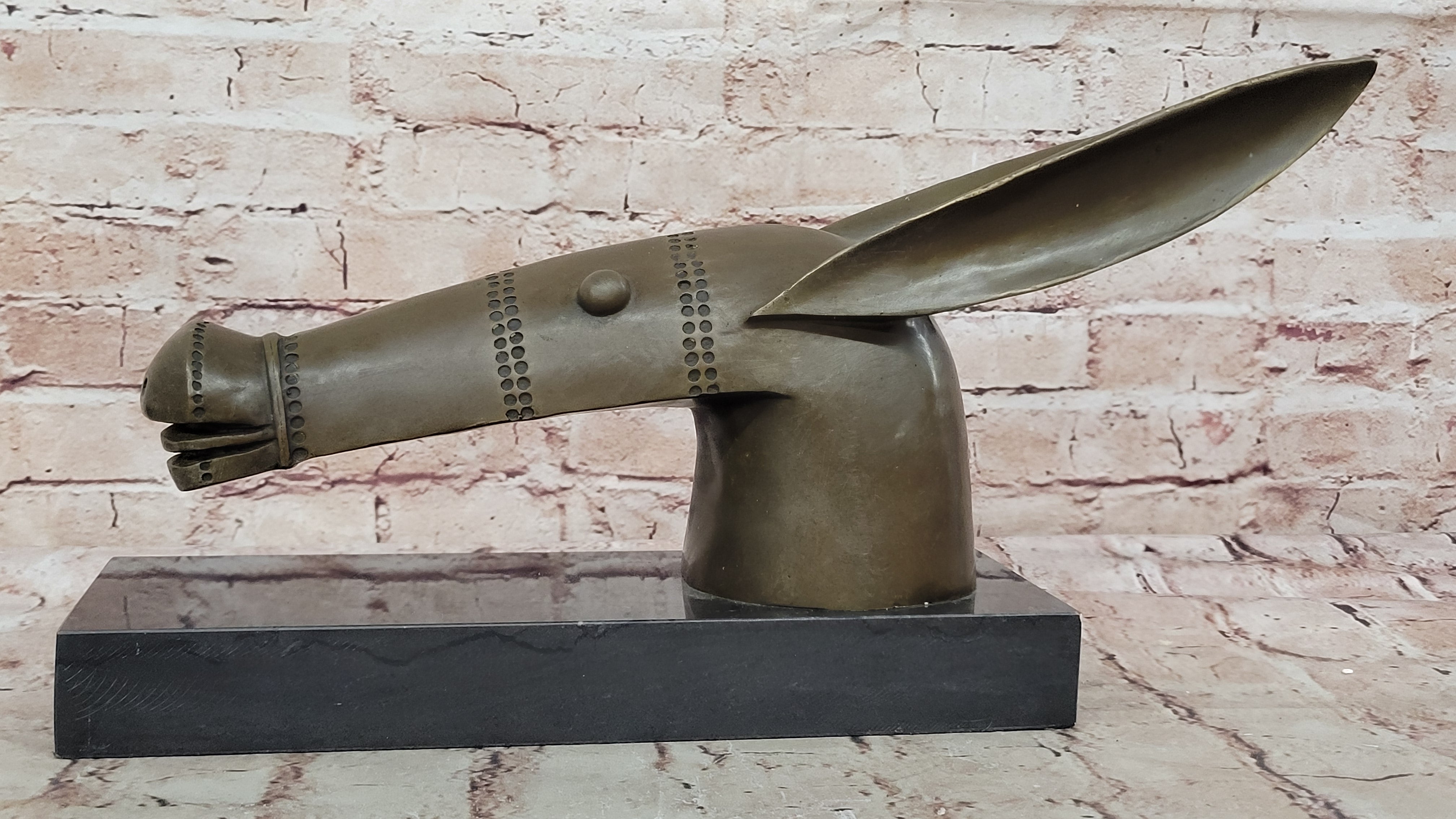 European Bronze Finery Picasso Donkey Hand Made by Lost Wax Method Statue