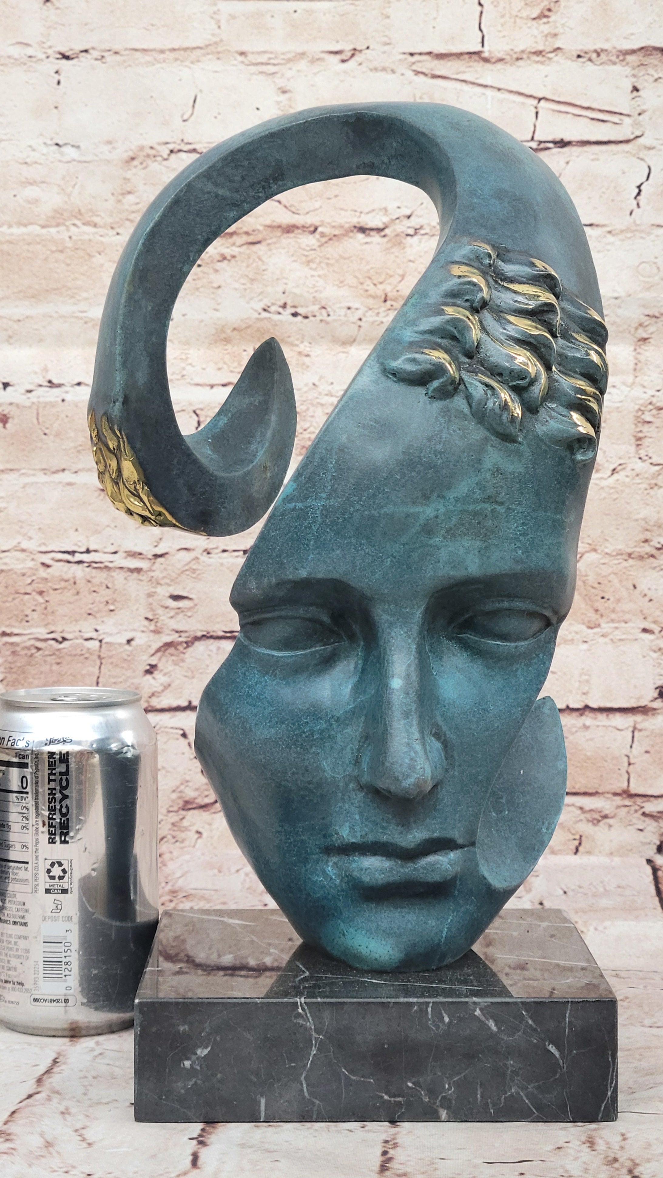 Bronze Sculpture Statue Salvador Dali Face Mask Special Edition SIGNED Sealed