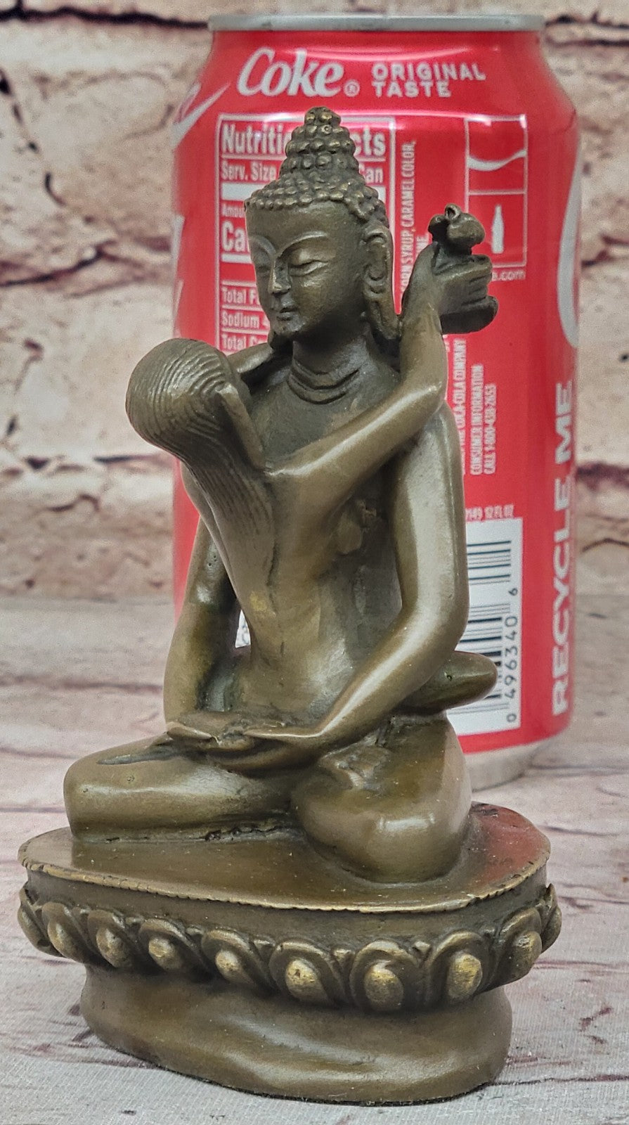 Hevajra Mandkesvara Nude Budda Yab-Yum Statue Rare Vintage Artwork