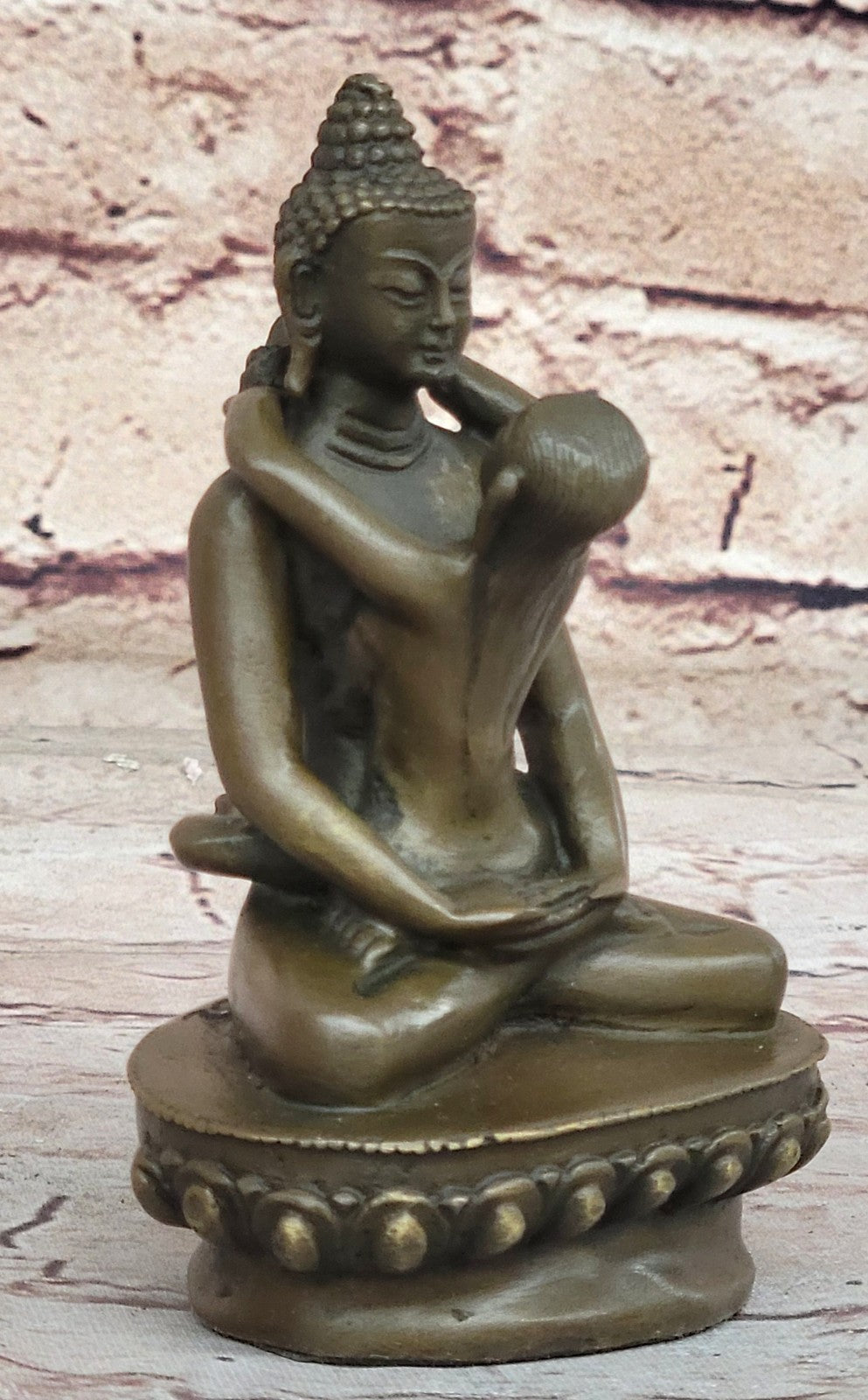 Hevajra Mandkesvara Nude Budda Yab-Yum Statue Rare Vintage Artwork