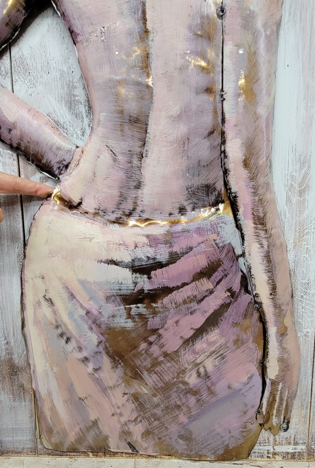 Buy Nude Woman 3D Metal Wall Sculpture – Modern Contemporary Home & Office Art