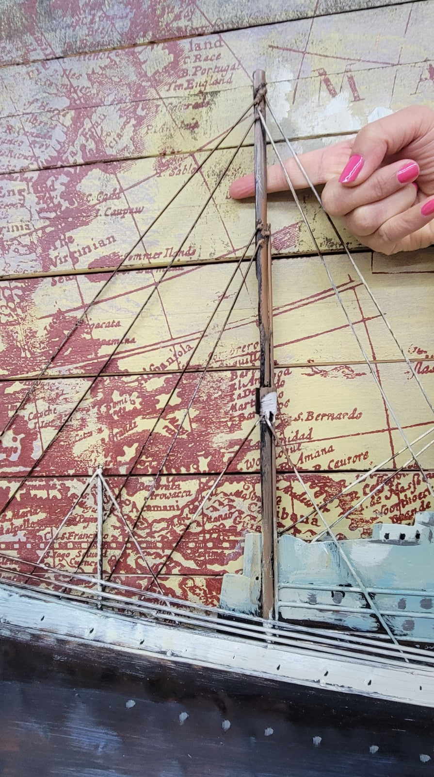 American 3D Metal Art - 100% Handmade Metal Unique Wall Art - Stereo-graph Oil Painting