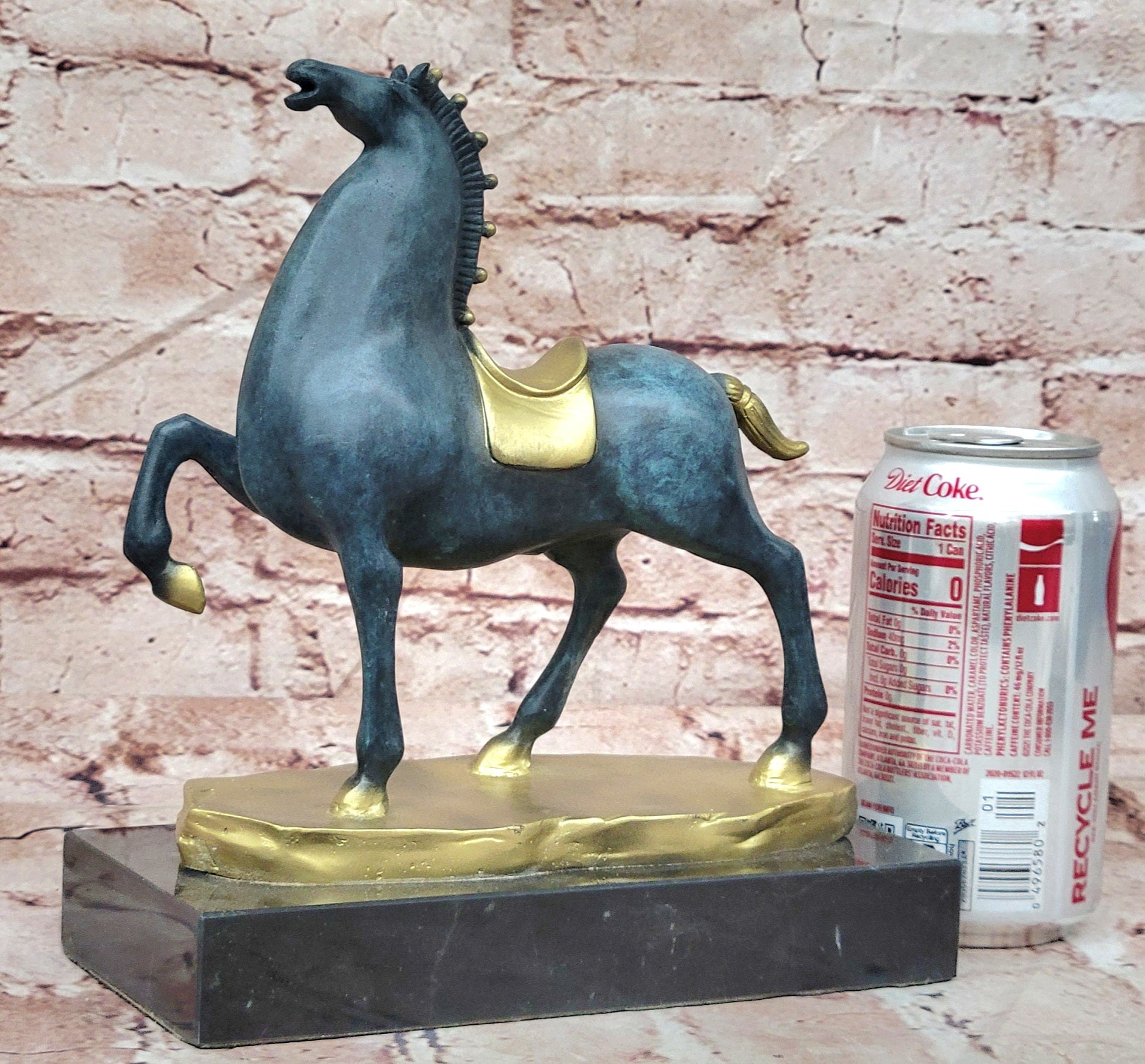 Zhang Bronze Horse Figurine Special Patina Modern Art Statue Home Decor