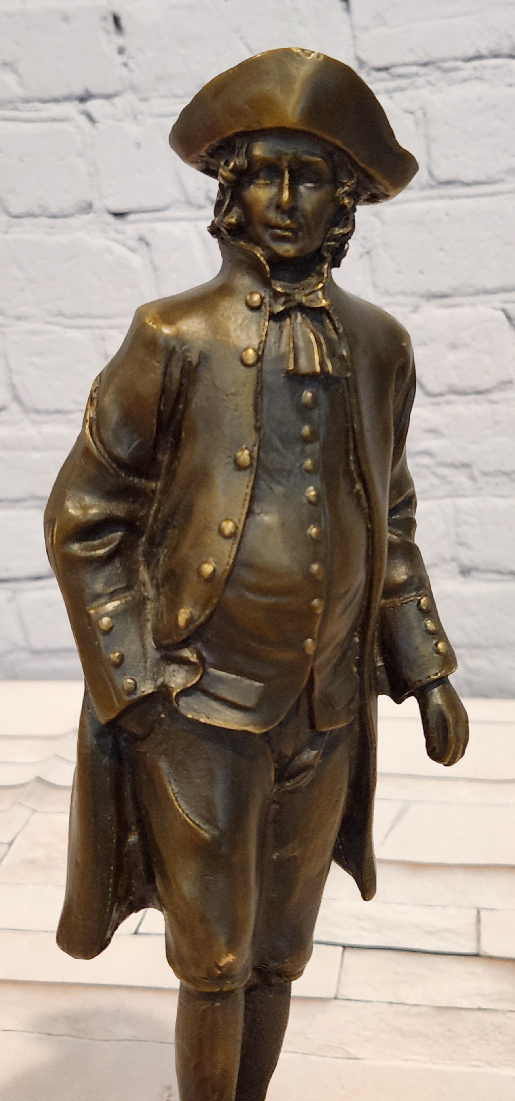 Lopez Bronze Napoleon Sculpture French Commander Statue Historical Art Decor