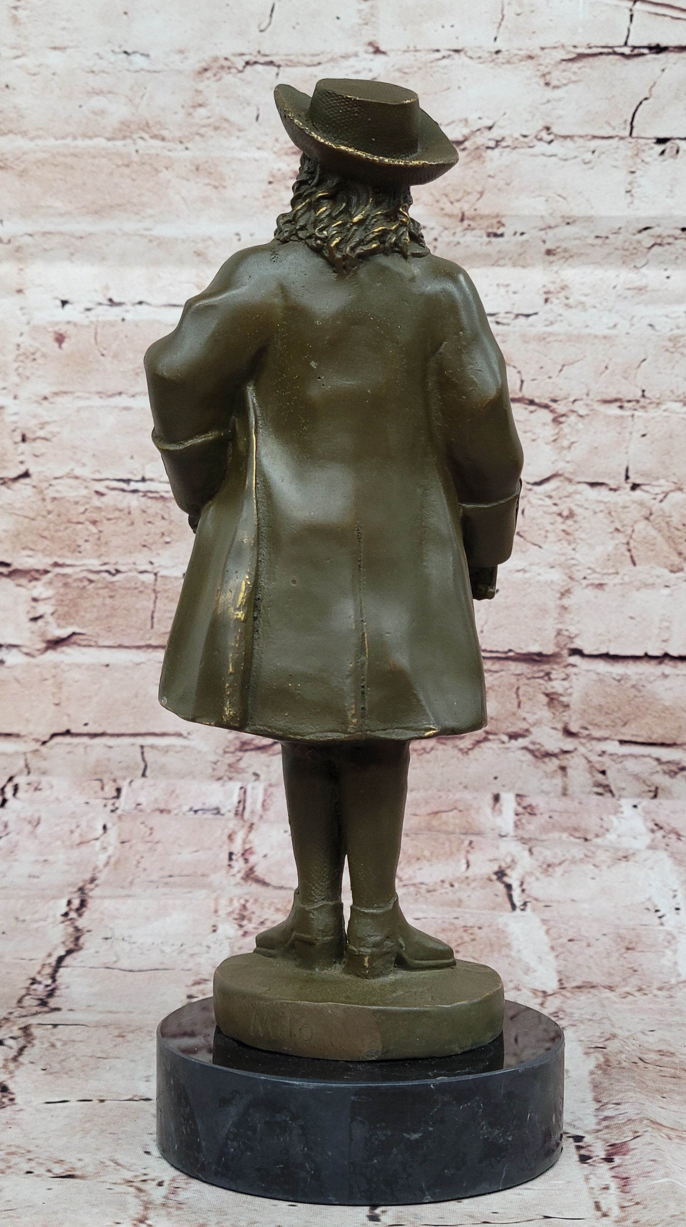 Original William Penn Sculpture – Bronze Figurine by Milo, Collector Edition