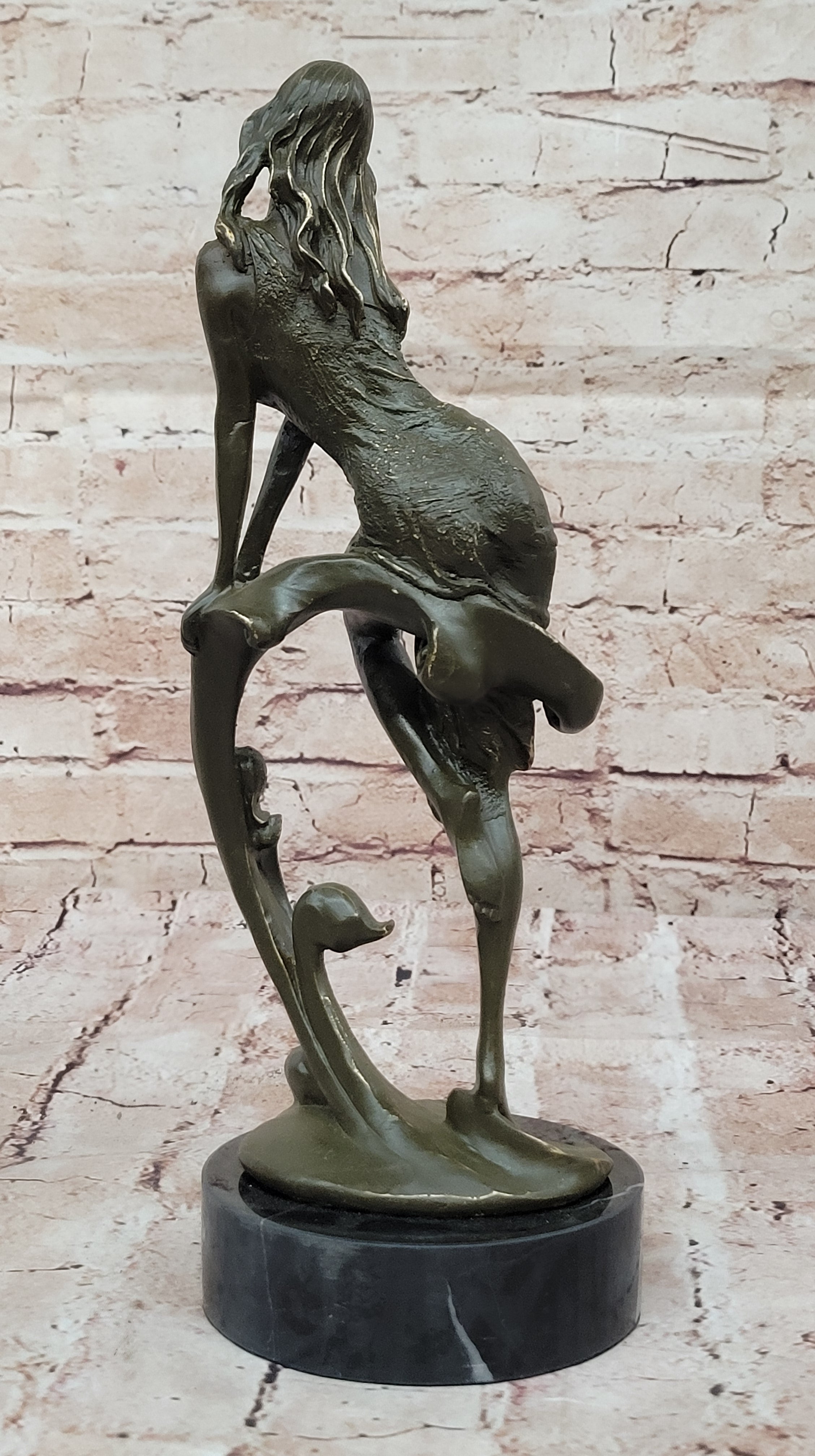 Handmade Aphrodite Bronze Sculpture Statue – Classic Goddess of Love Figurine