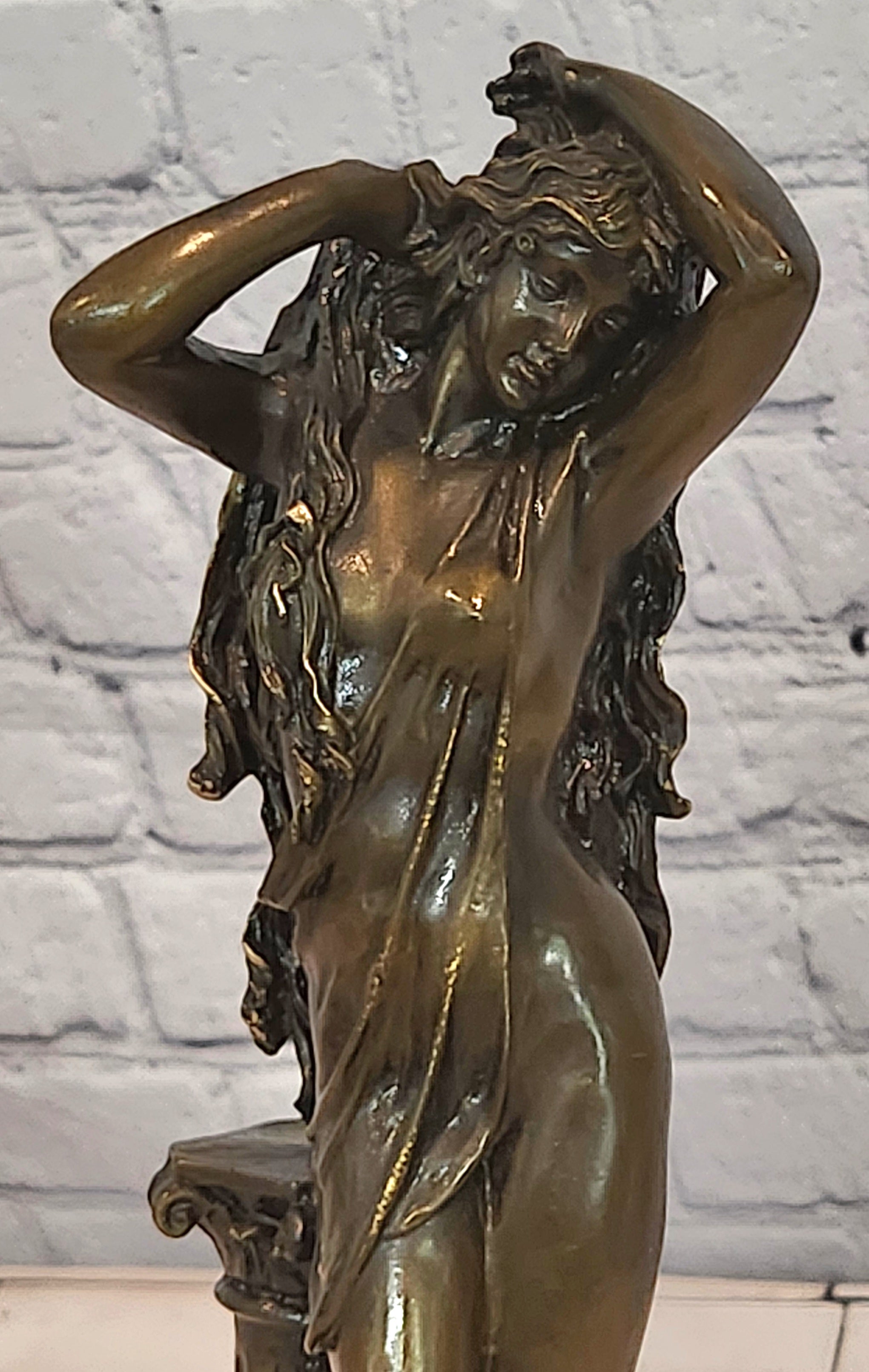 Aldo Vitaleh Bronze Roman Goddess Sculpture Aphrodite Collectible Artwork