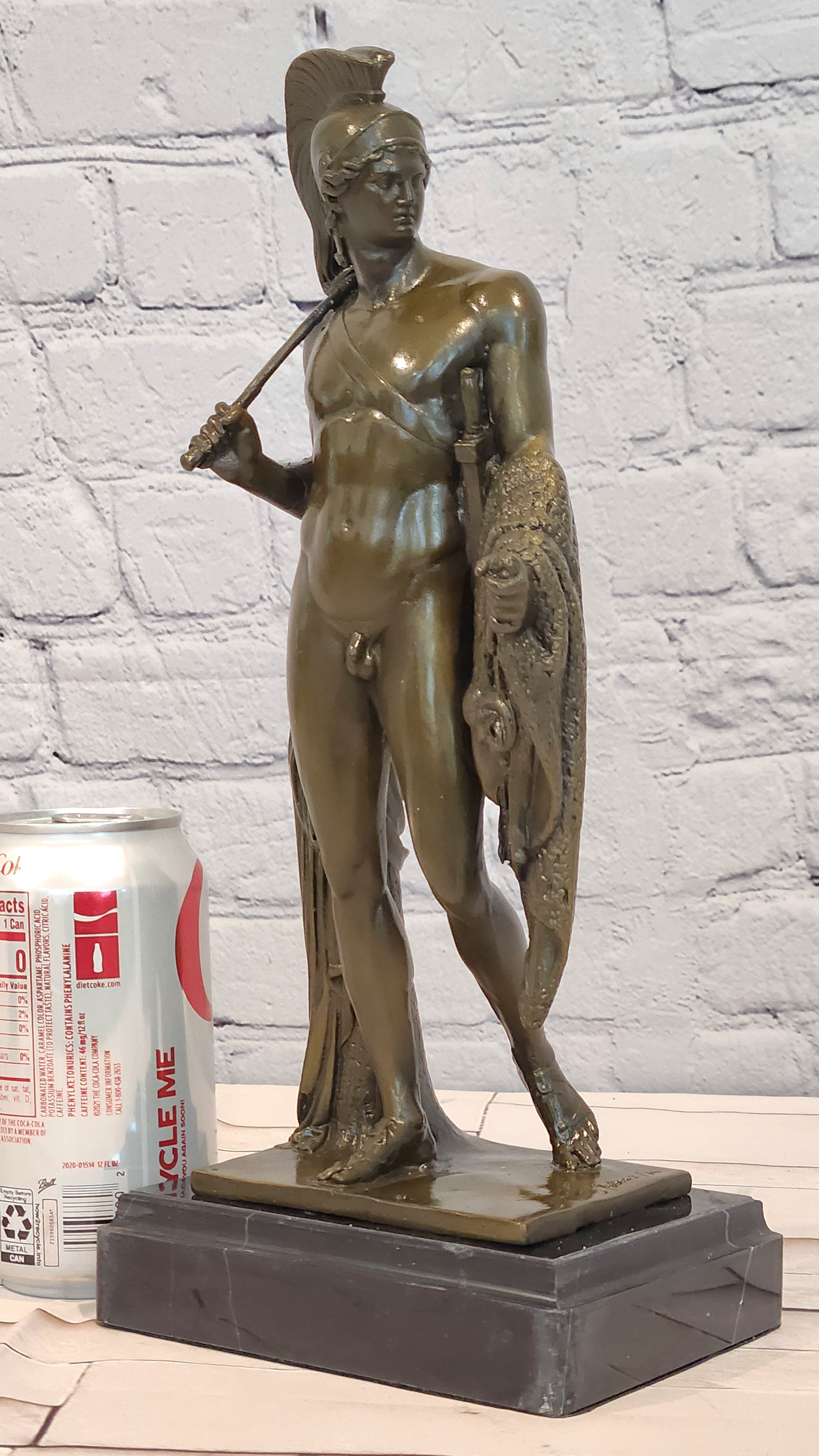 Jean Patoue Bronze Mythological Jason Sculpture Signed Numbered Fine Art Statue