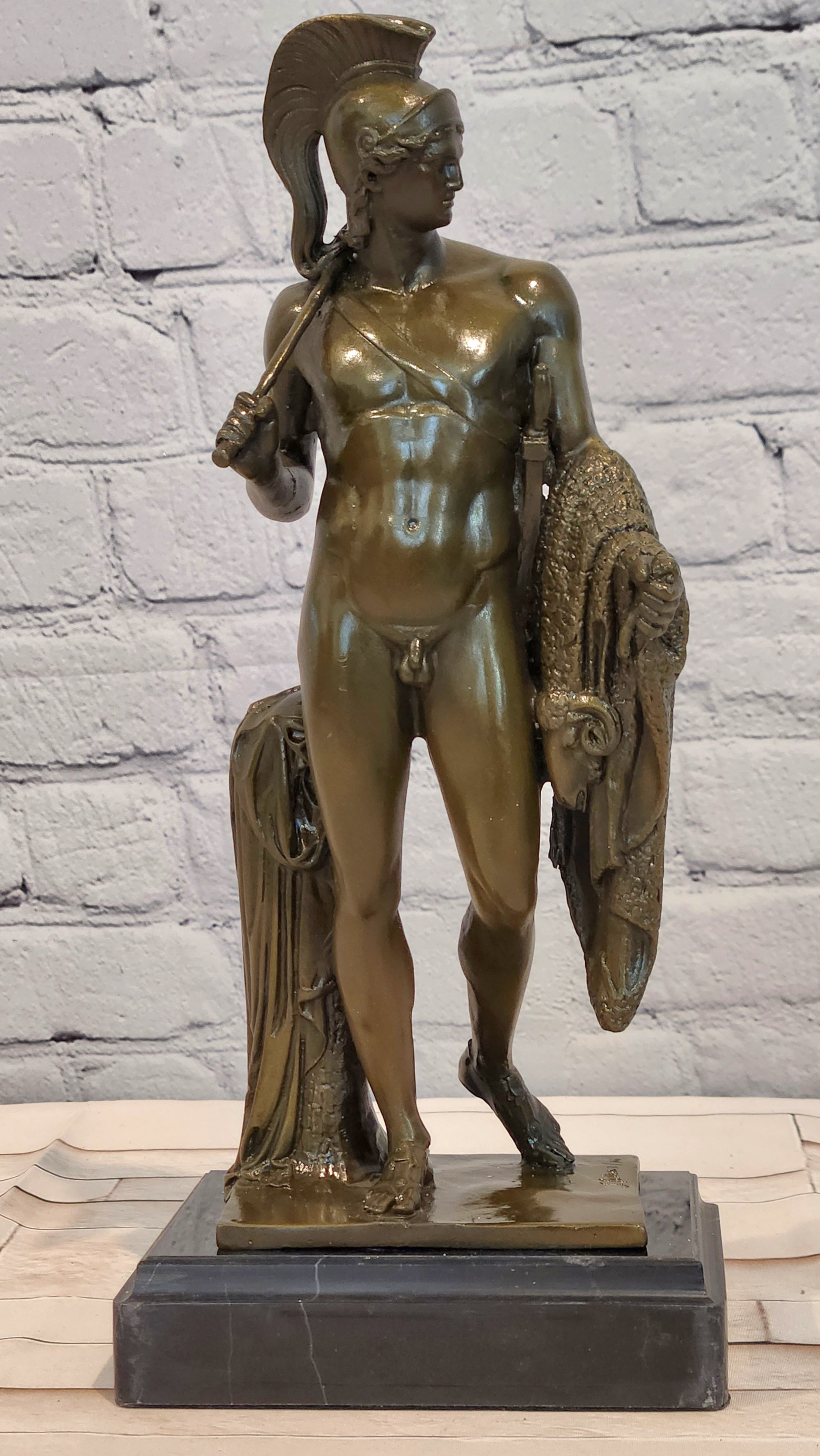Jean Patoue Bronze Mythological Jason Sculpture Signed Numbered Fine Art Statue