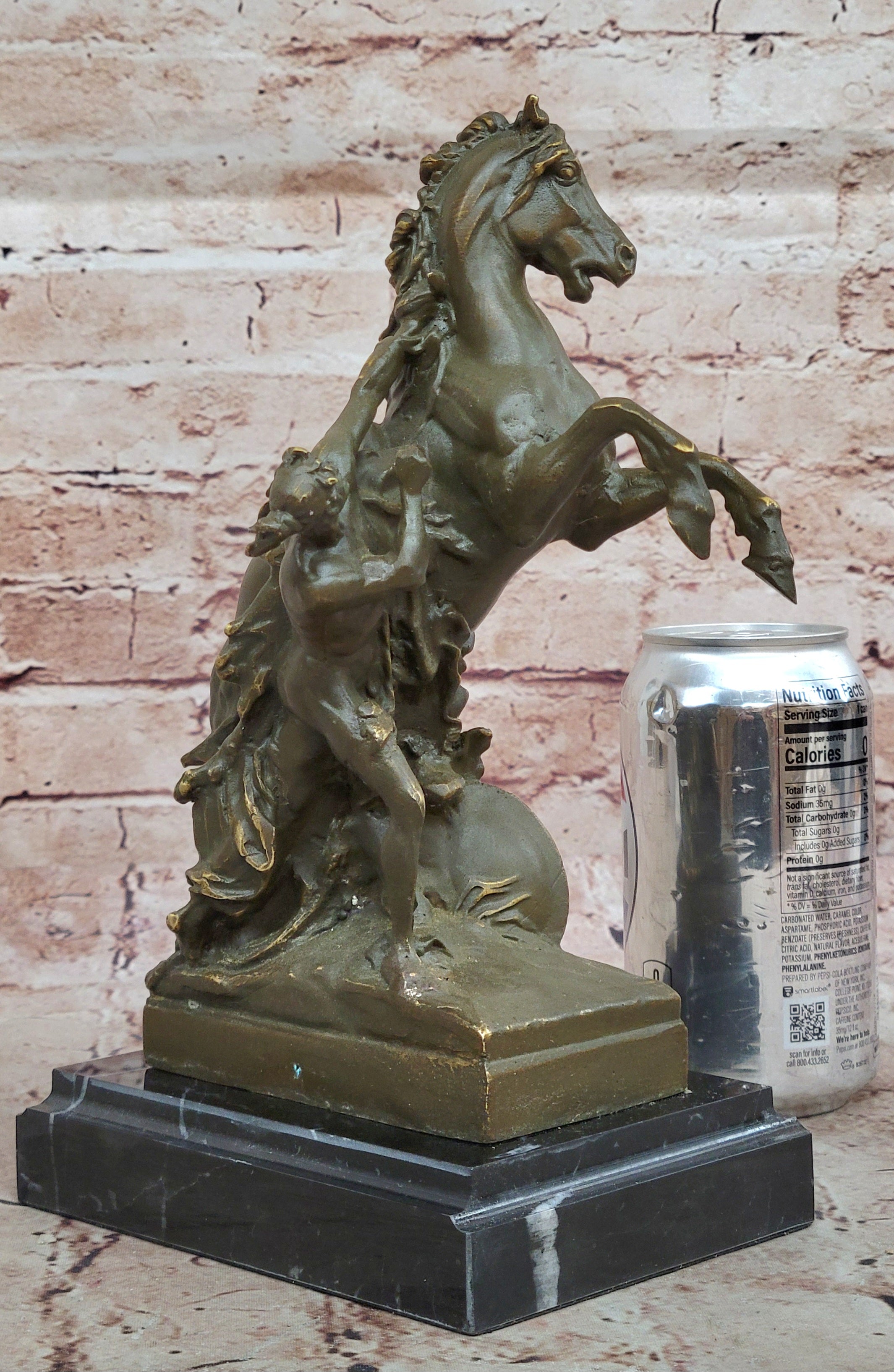 Aldo Vitaleh Bronze Sculpture Marly Horse Stallion Statue Hand Made Collectible Art