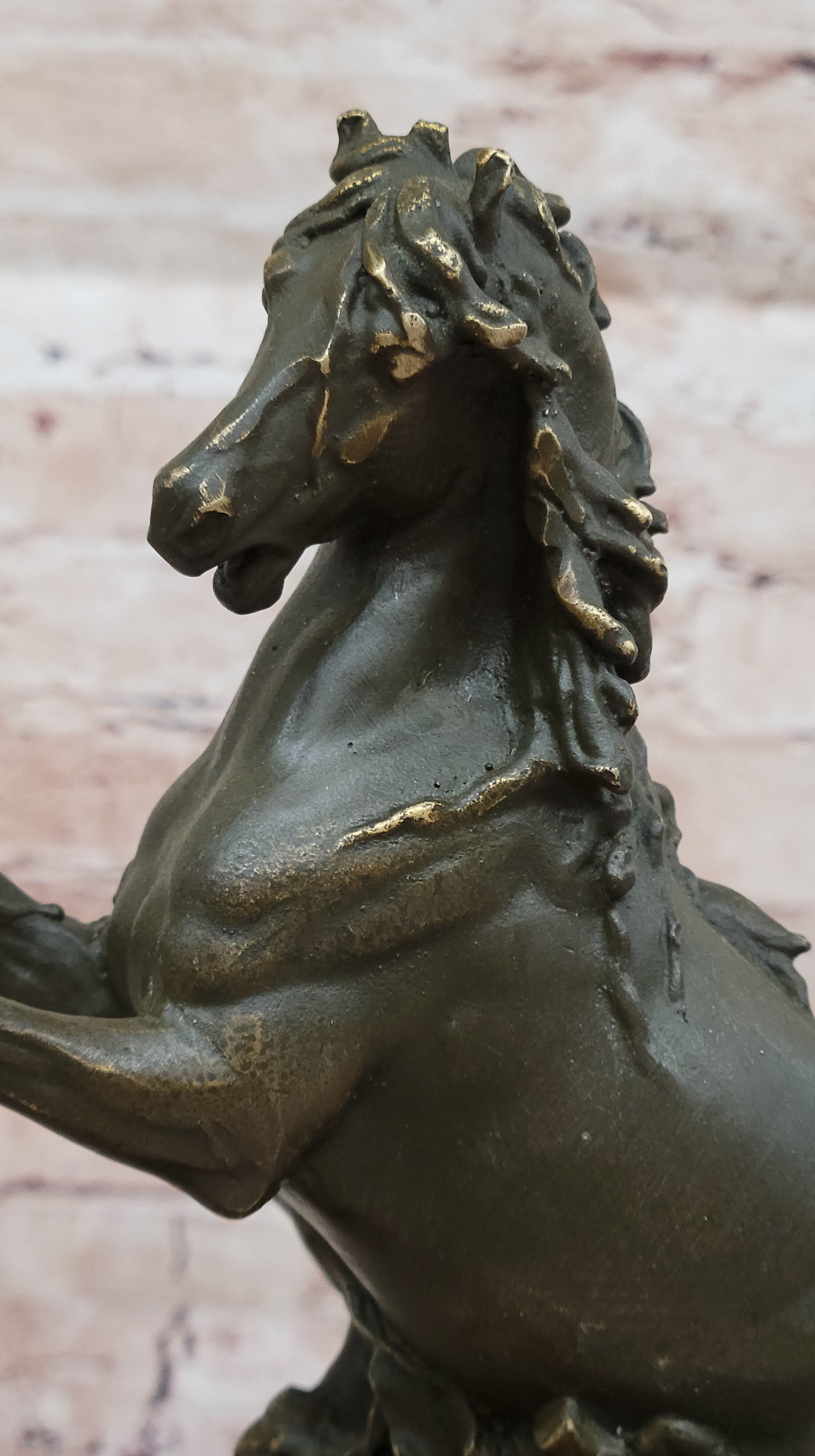 Aldo Vitaleh Bronze Sculpture Marly Horse Stallion Statue Hand Made Collectible Art