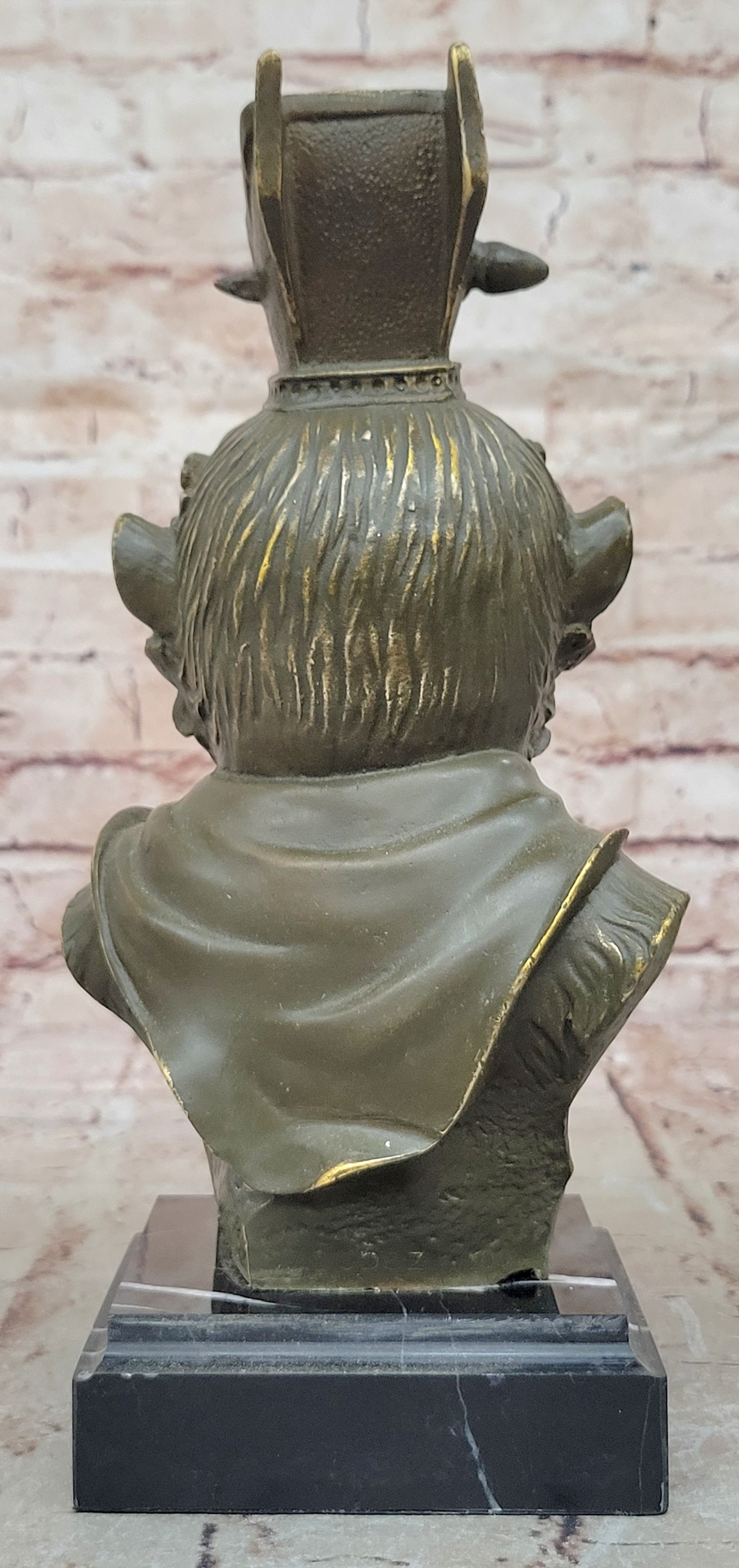 Avatar Monkey King Bronze Sculpture Feng Shui Collectible Signed Buddha Art