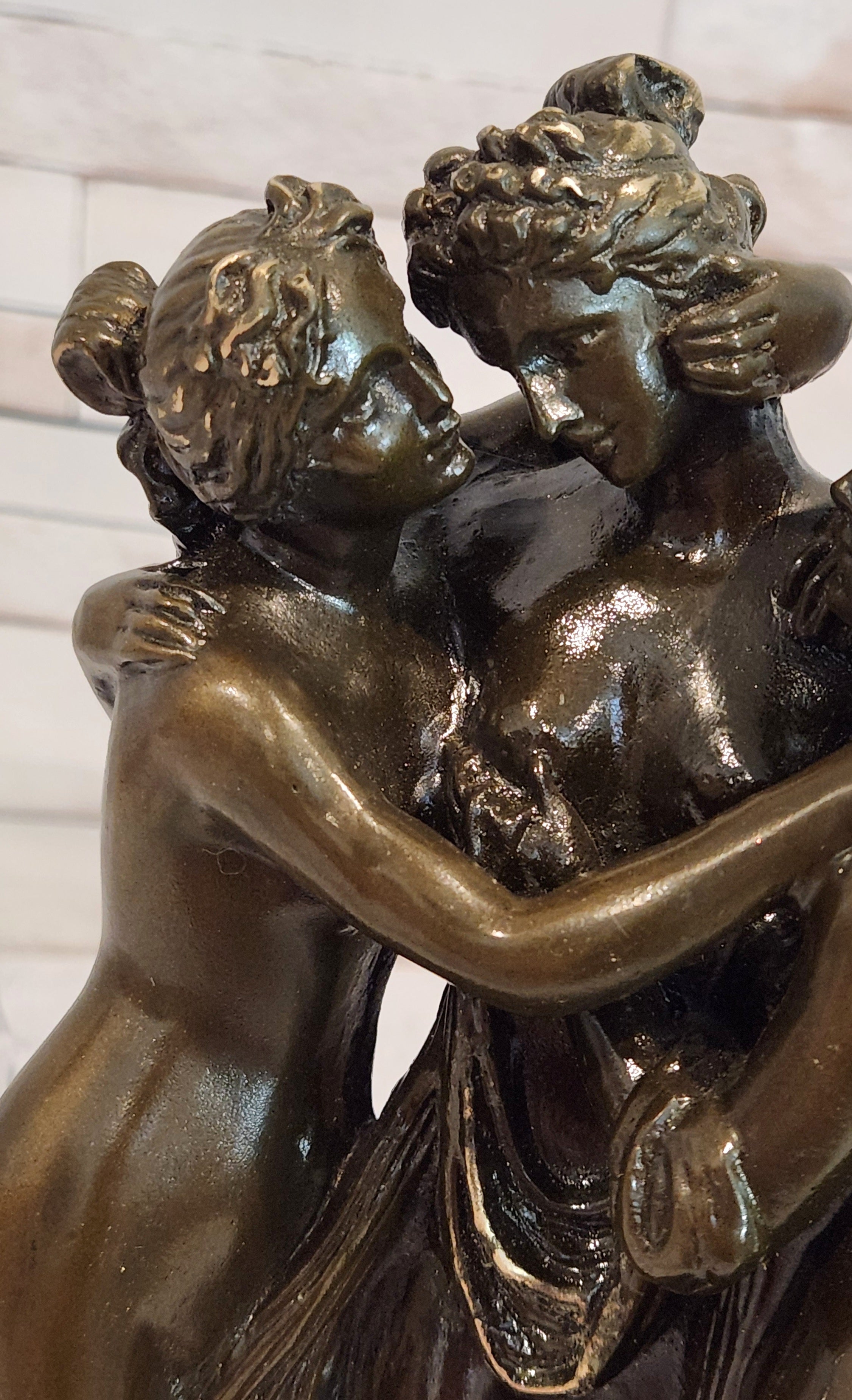 Classical Three Graces Bronze Sculpture Canova Style Fine Art Figurine Decor