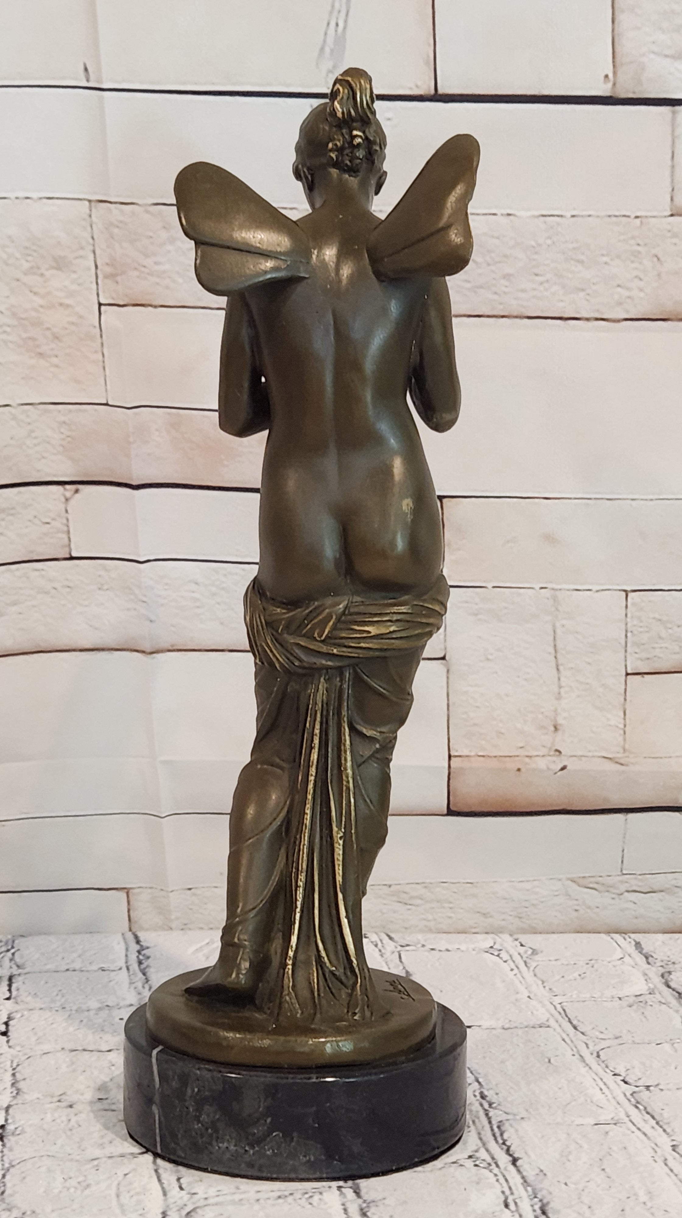 Bronze Psyche Sculpture by Annie Greek Mythology Maiden Fine Art Statue
