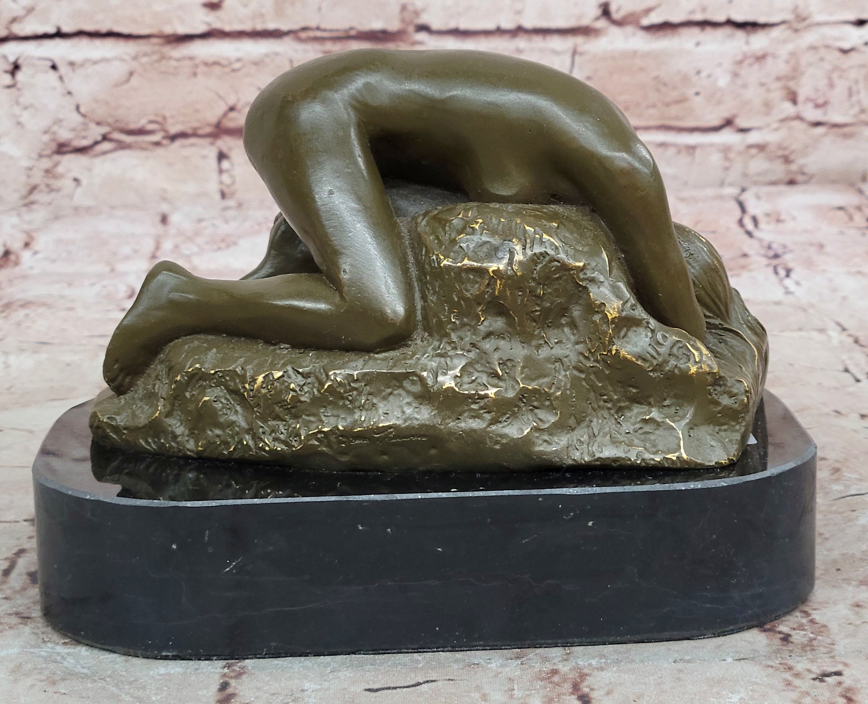 Greek Mythological Nude Woman Danaid by Rodin Bronze Sculpture for Home or Office