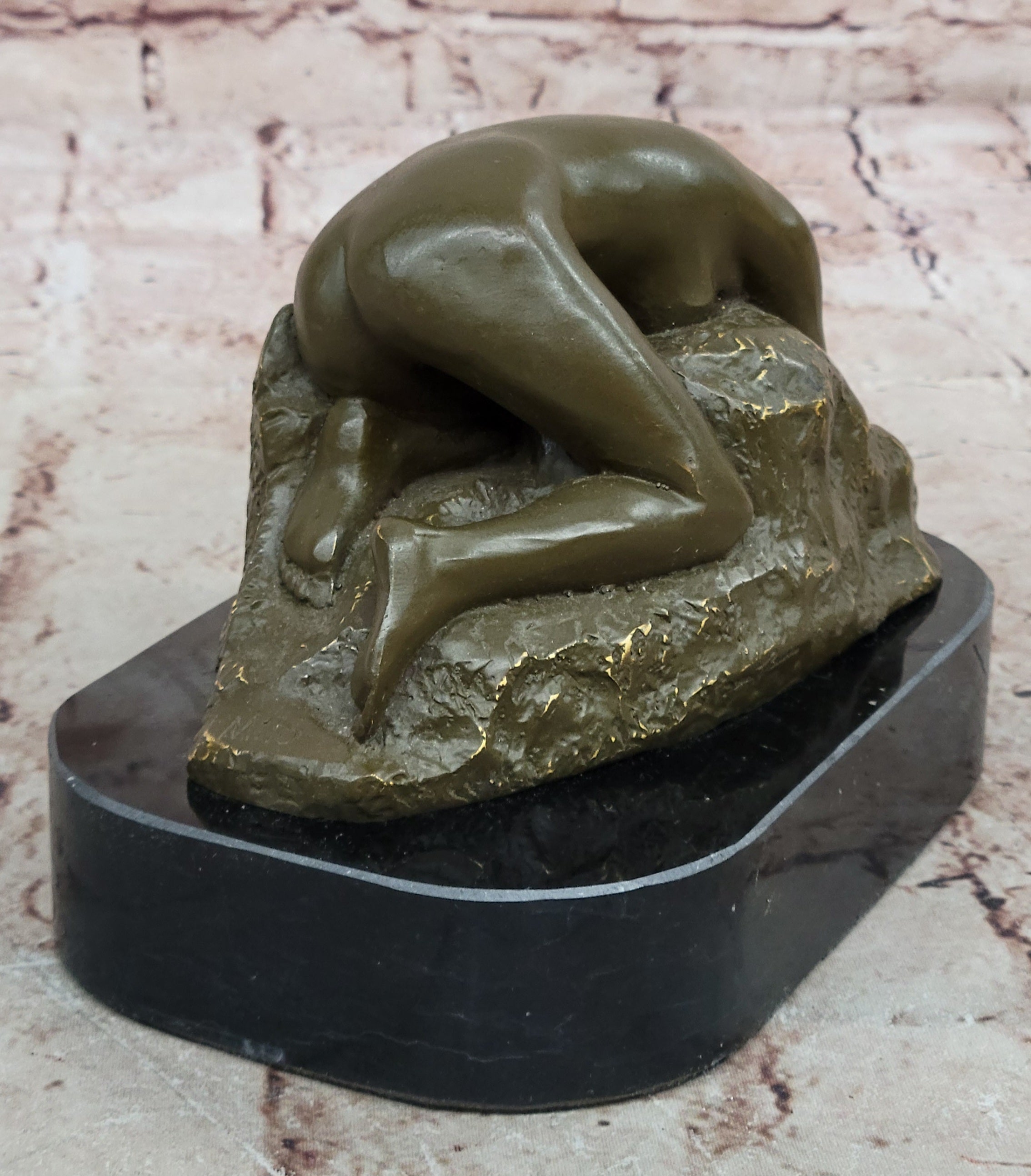 Greek Mythological Nude Woman Danaid by Rodin Bronze Sculpture for Home or Office