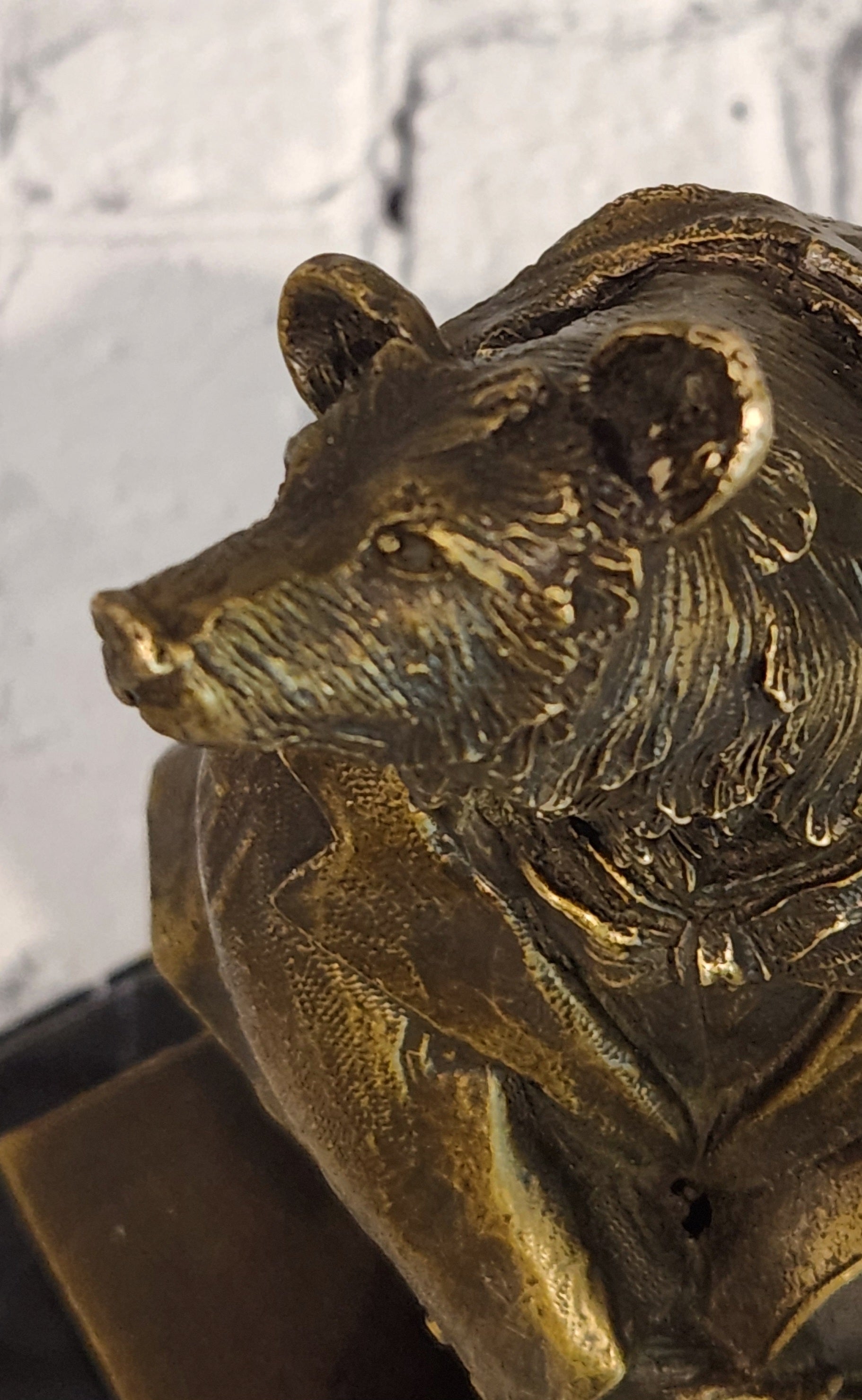 Bronze Bear Cellist Sculpture Signed Williams Music Animal Art Collectible Decor