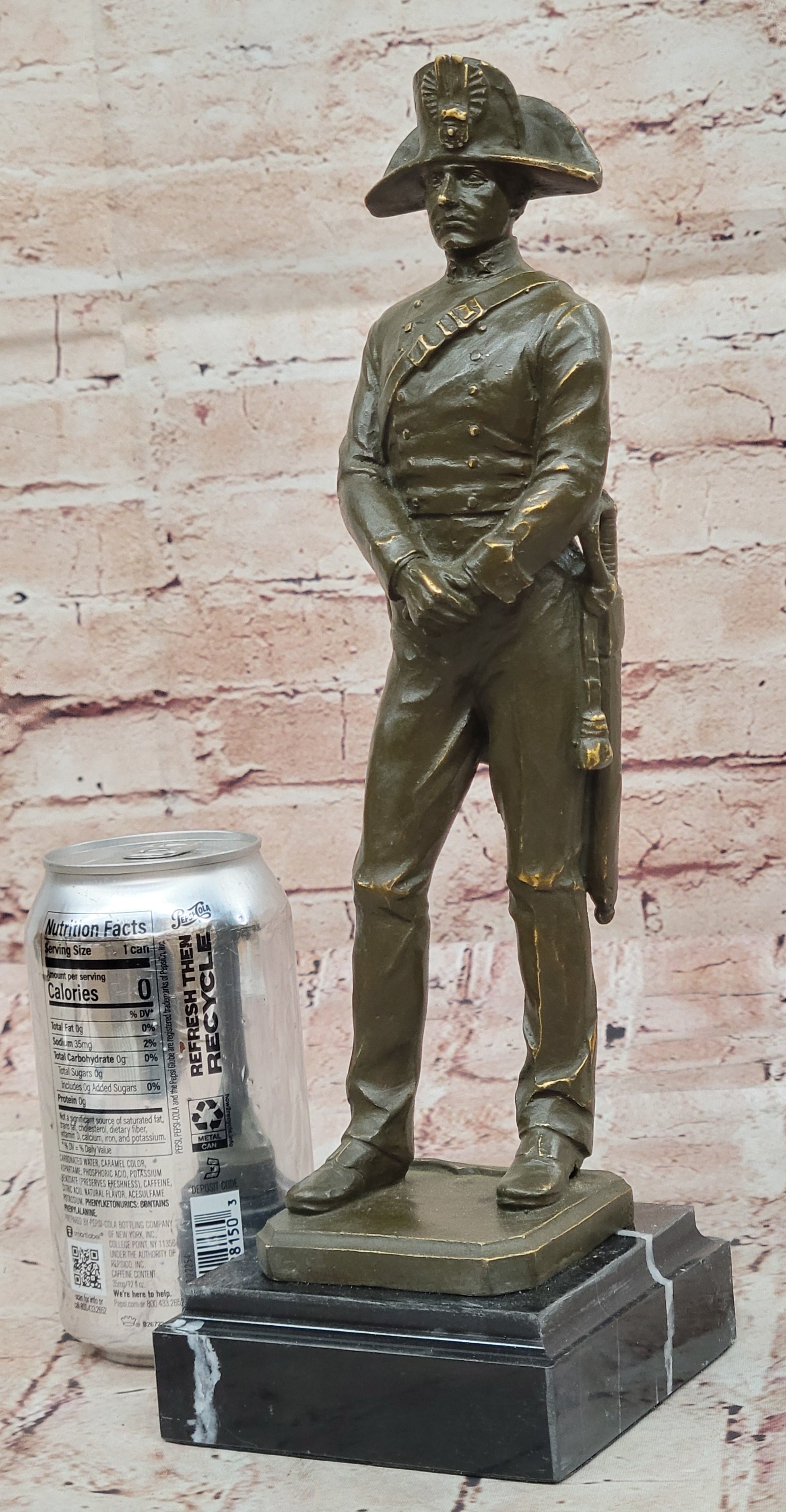 Limited Edition Napoleon Statue – Hot Cast Bronze Sculpture French War General Decor