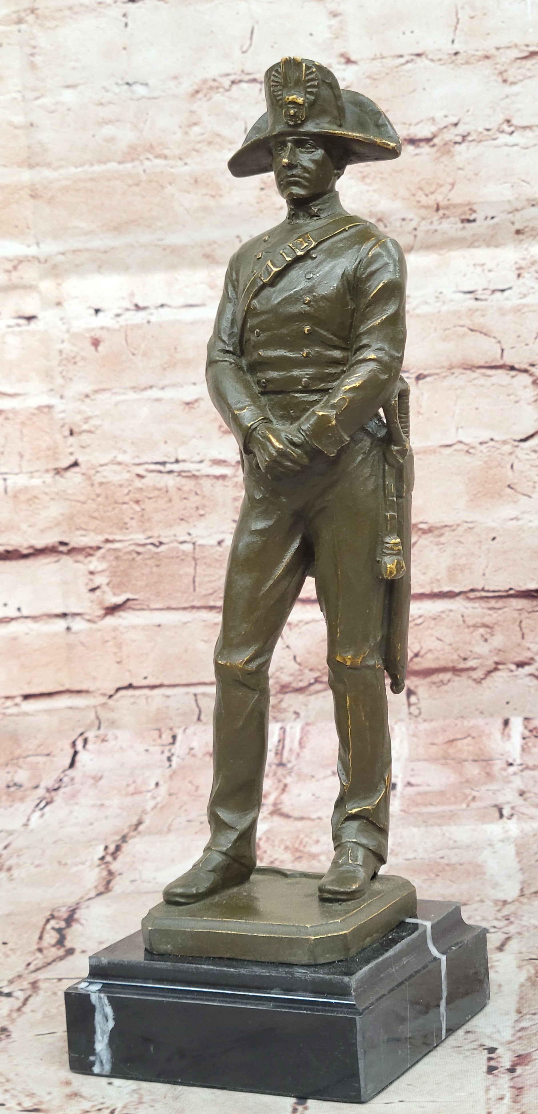 Limited Edition Napoleon Statue – Hot Cast Bronze Sculpture French War General Decor