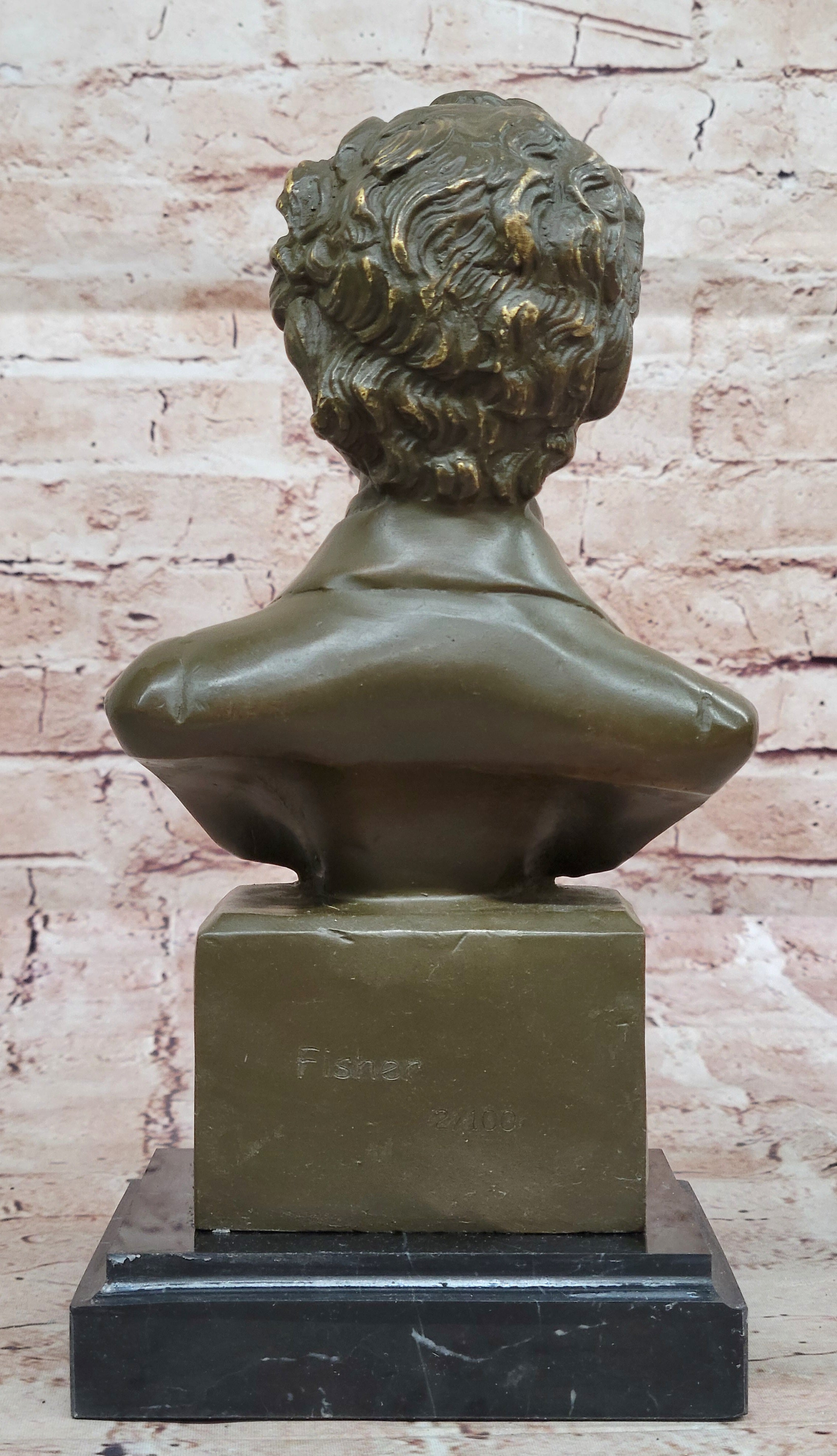 Frederic Chopin Bronze Bust Statue – Limited Edition Music Art for Home or Office Decor