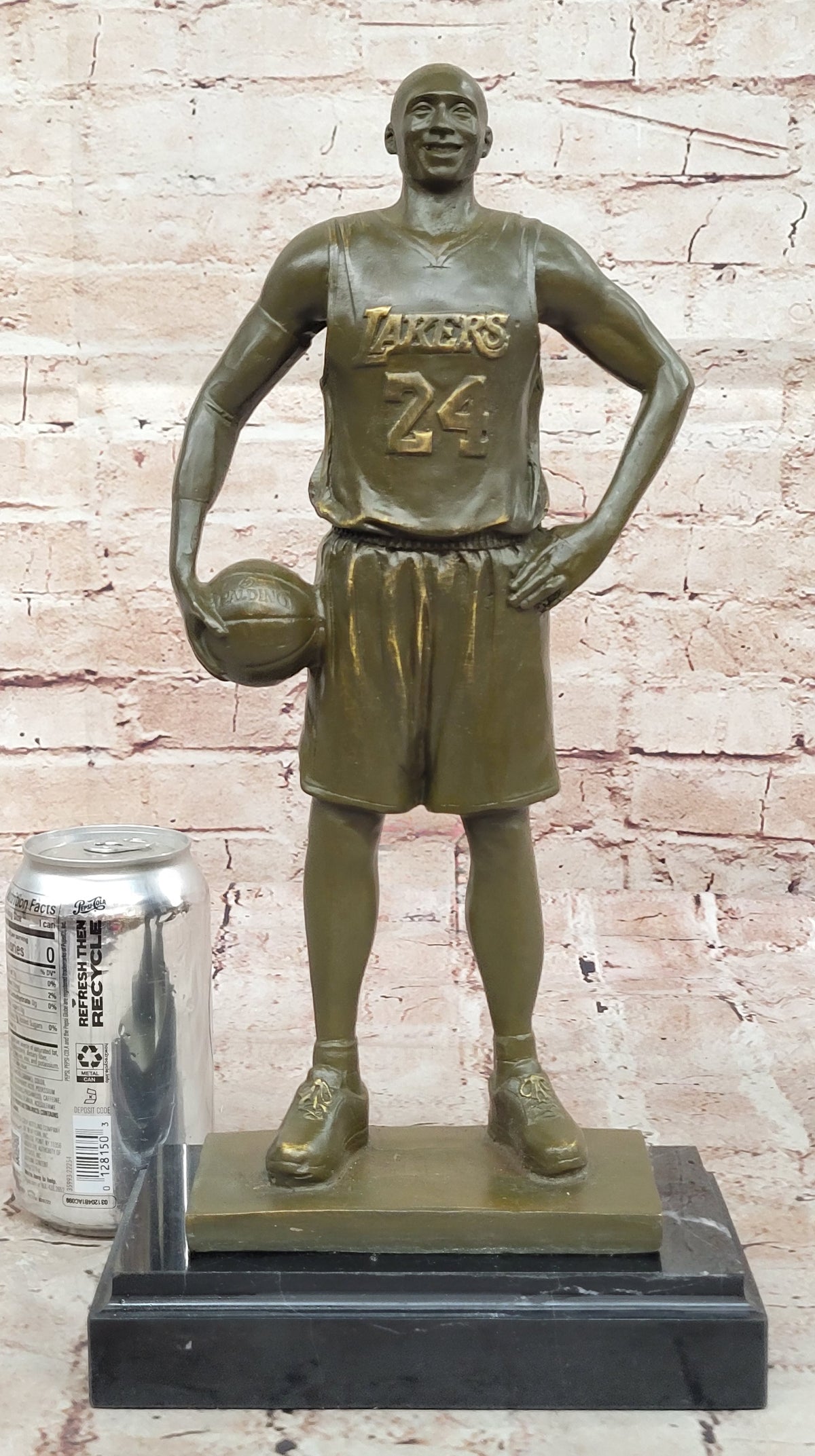 Kobe Bryant Bronze Sculpture Statue Basketball Player NBA Champion Signed Milo Collector