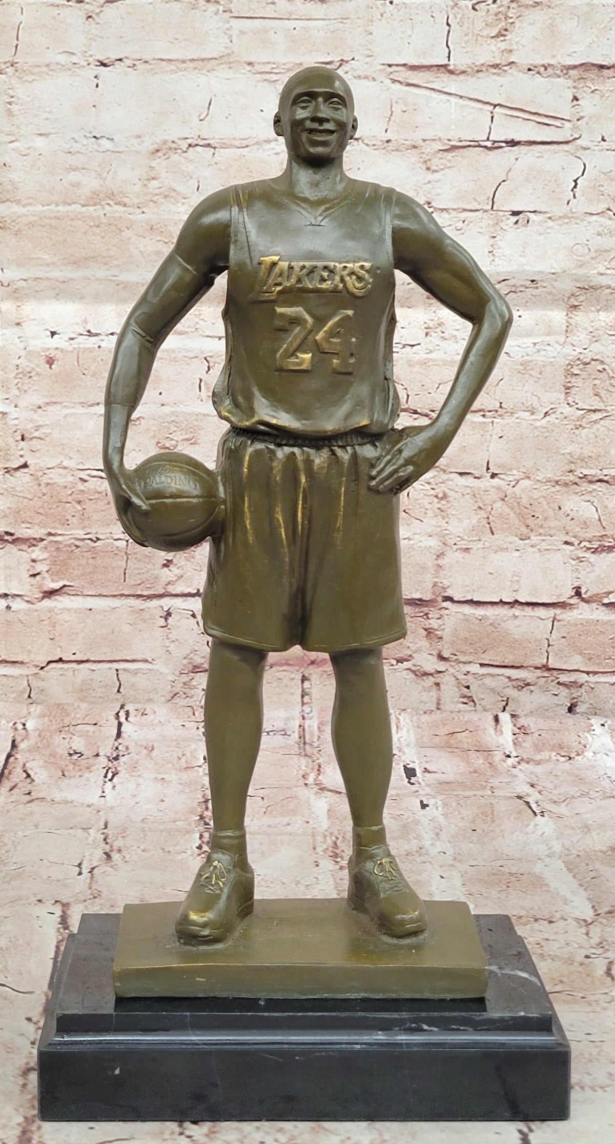 Kobe Bryant Bronze Sculpture Statue Basketball Player NBA Champion Signed Milo Collector