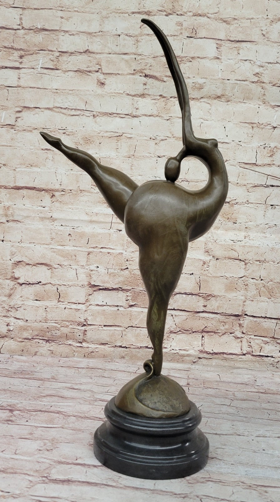 Handcrafted bronze sculpture SALE Milo Signed Woman Abstract Figurine Decor