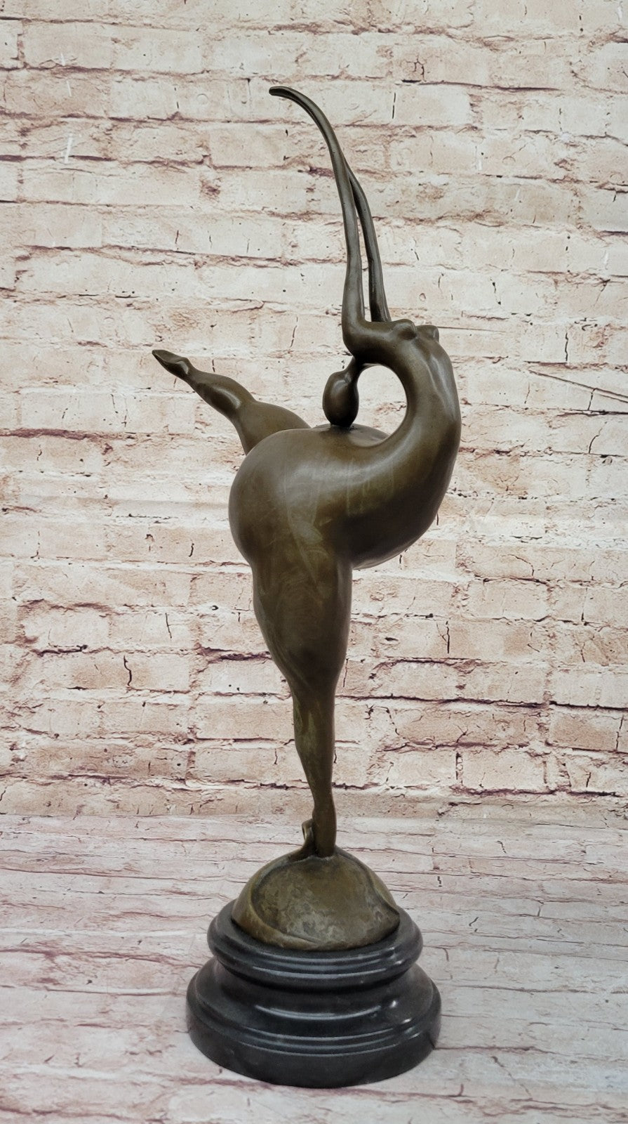 Handcrafted bronze sculpture SALE Milo Signed Woman Abstract Figurine Decor