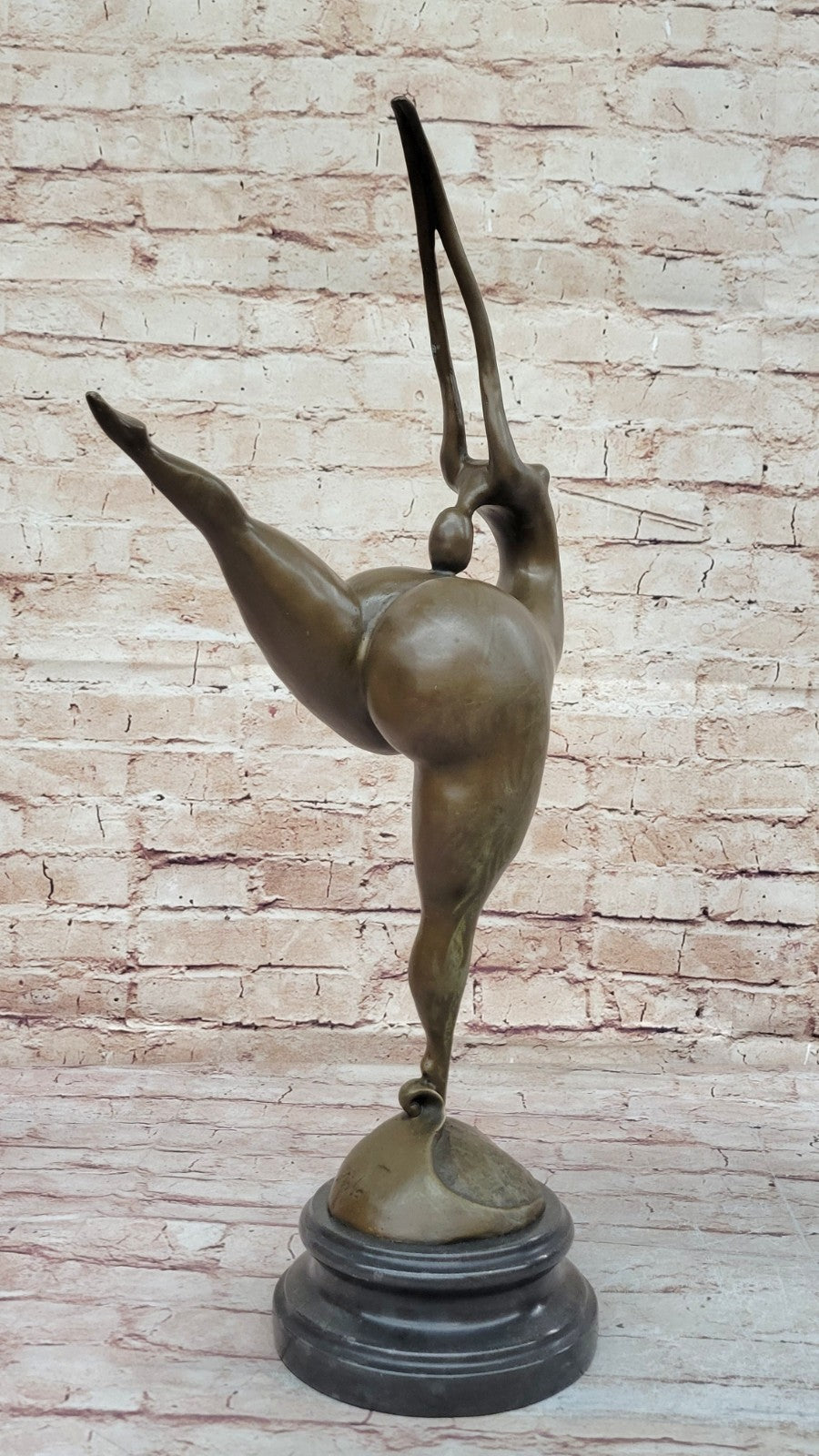 Handcrafted bronze sculpture SALE Milo Signed Woman Abstract Figurine Decor