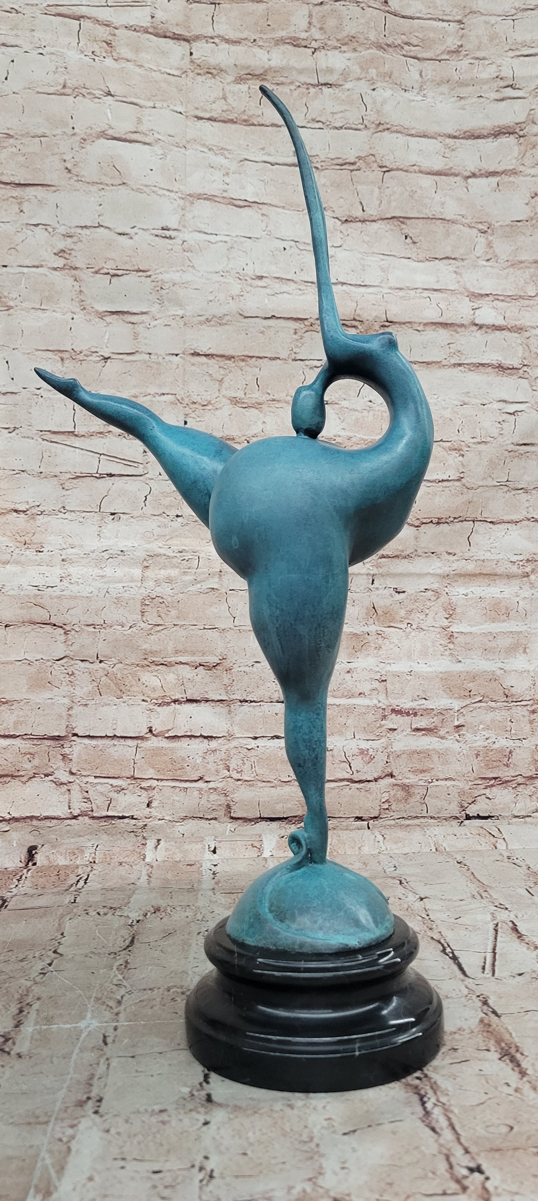 Handcrafted Detailed Original Milo Nude Nake Chubby Girl Bronze Figurine Figure