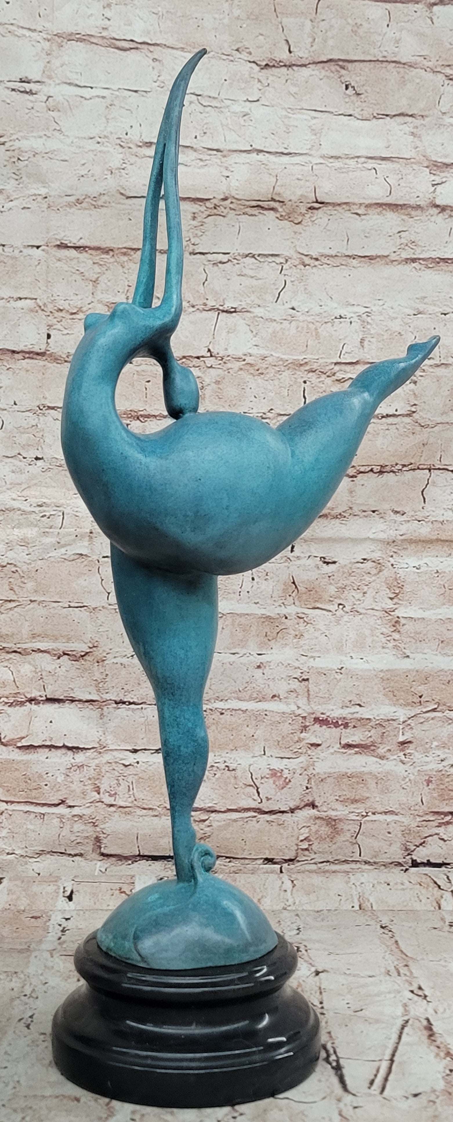 Handcrafted Detailed Original Milo Nude Nake Chubby Girl Bronze Figurine Figure