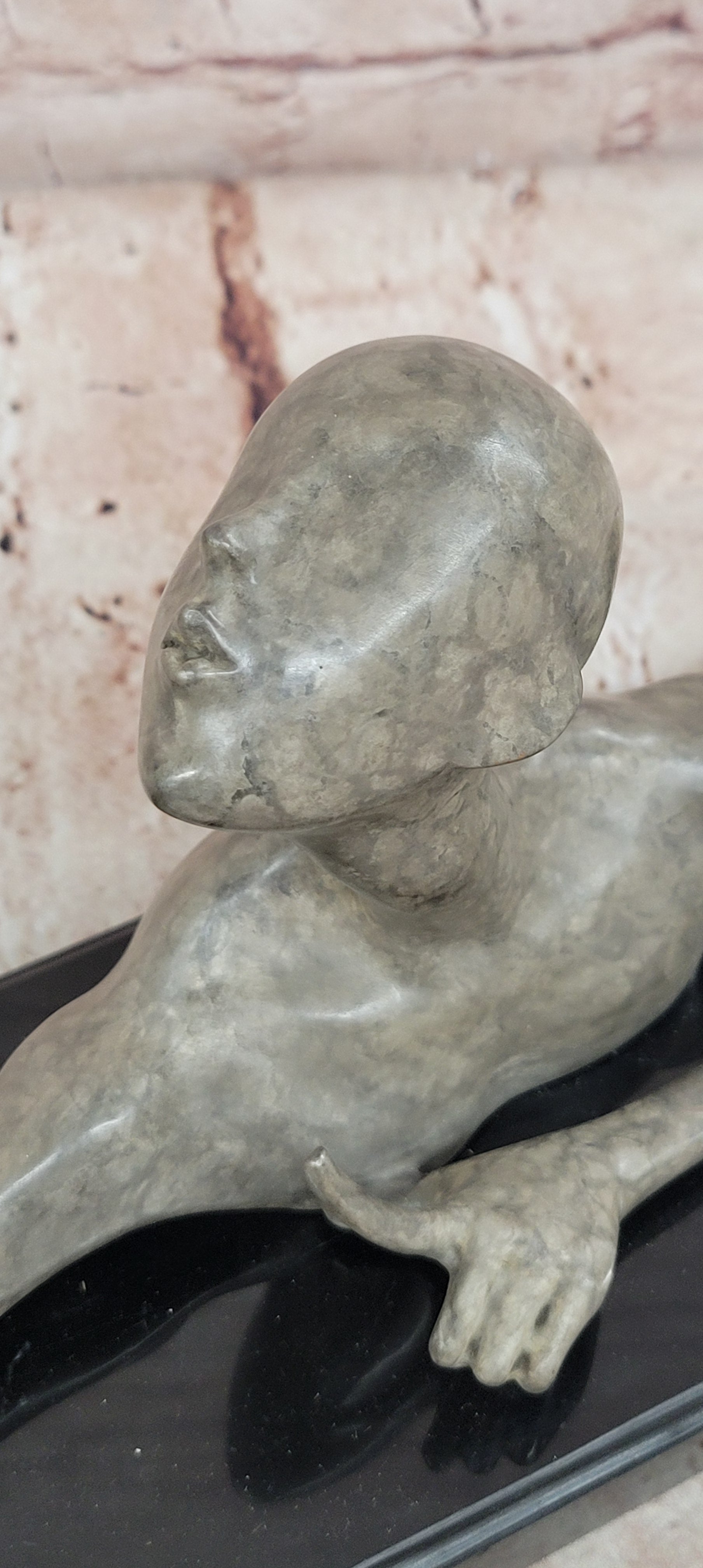 Juno Bronze Female Figurine Abstract Modern Sculpture Collectible Fine Art Statue