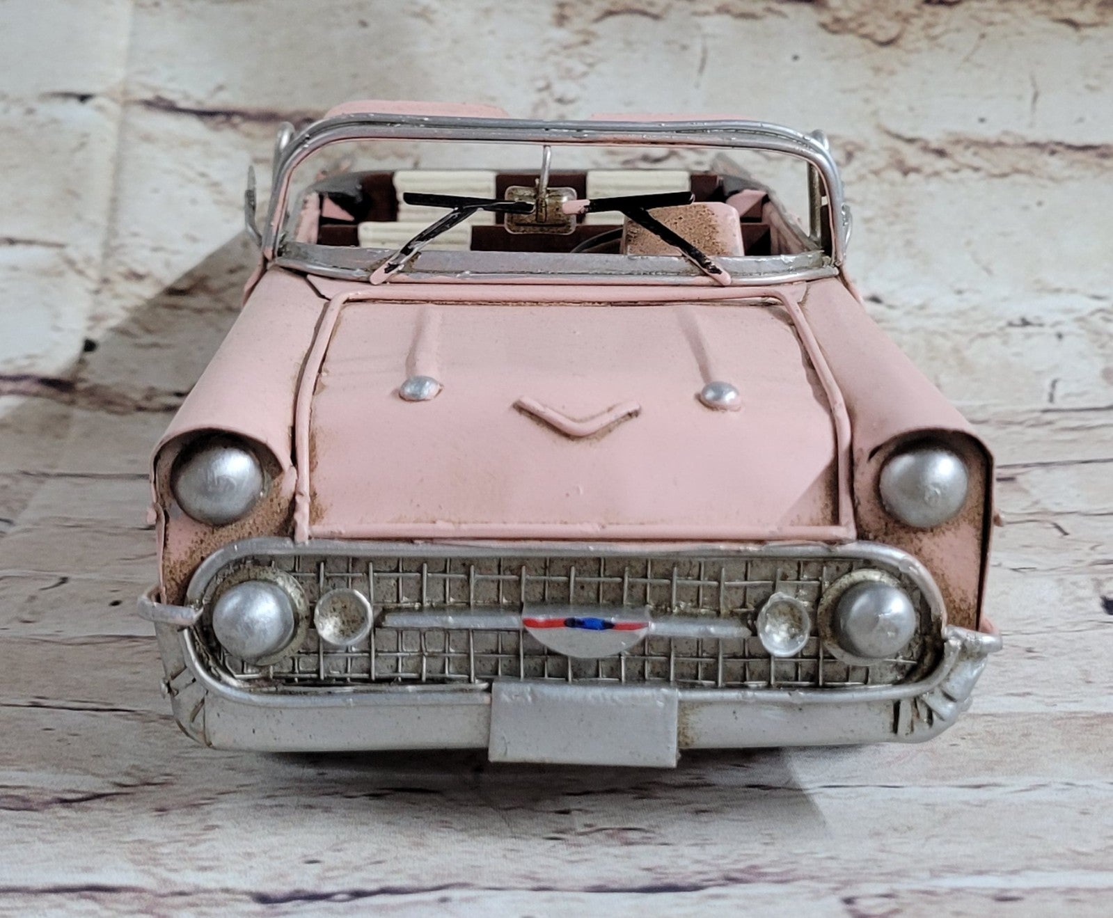 1957 CHEVROLET BEL AIR PINK"HOME IMPROVEMENT" 1/10 CAR COLLECTOR EDITION ART