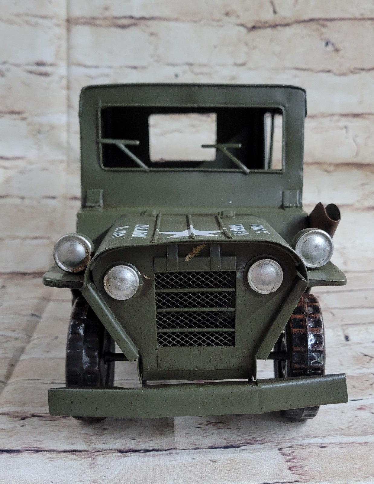 Old Modern Handicrafts 1940 Willys Quad Overland Jeep Model Car Metal