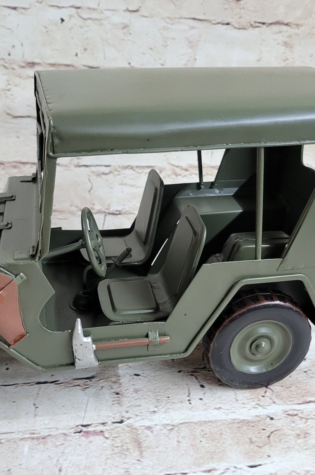 Old Modern Handicrafts 1940 Willys Quad Overland Jeep Model Car Metal